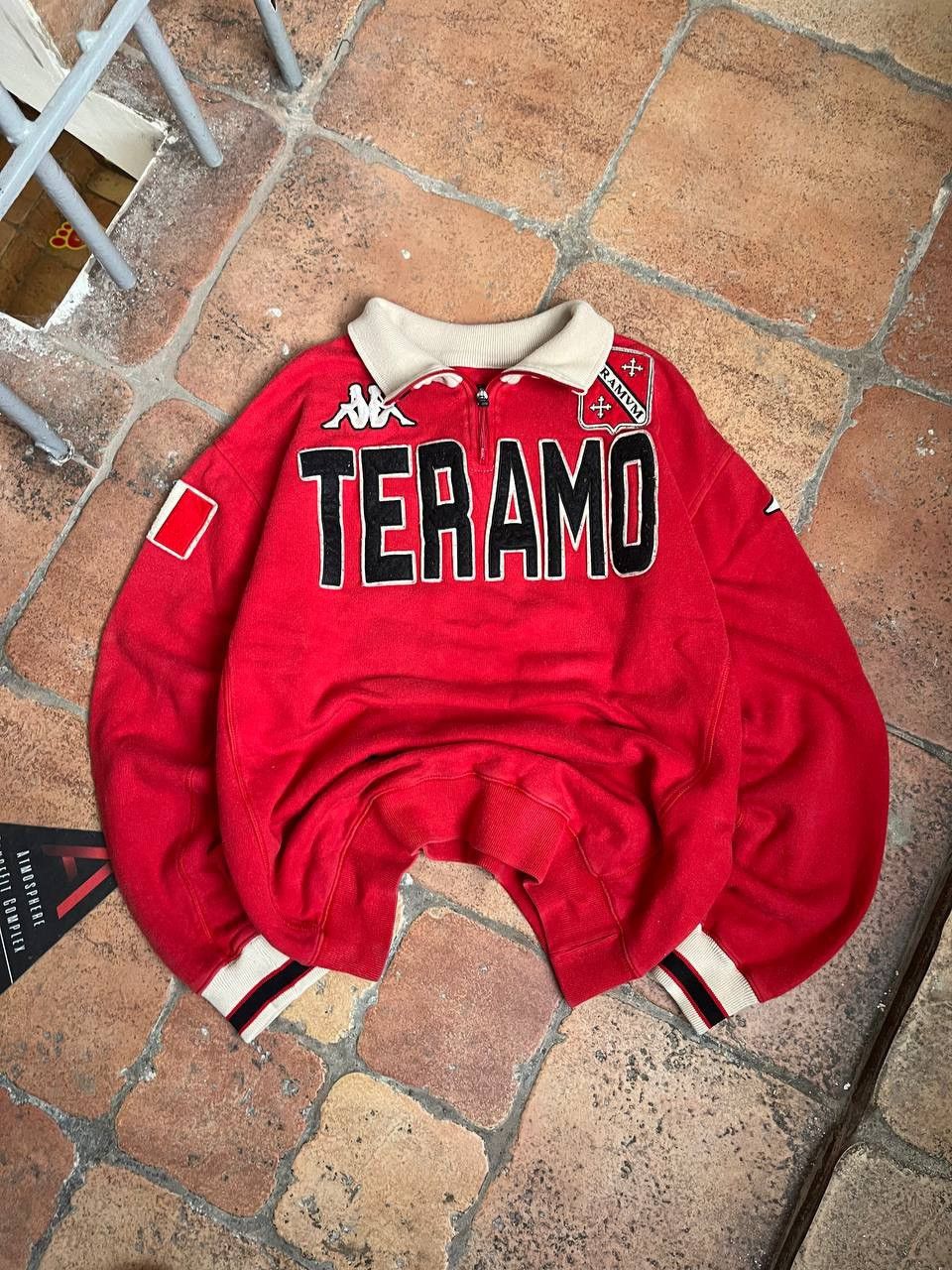 Rare Vintage Kappa Teramo Full Zip Red Size M