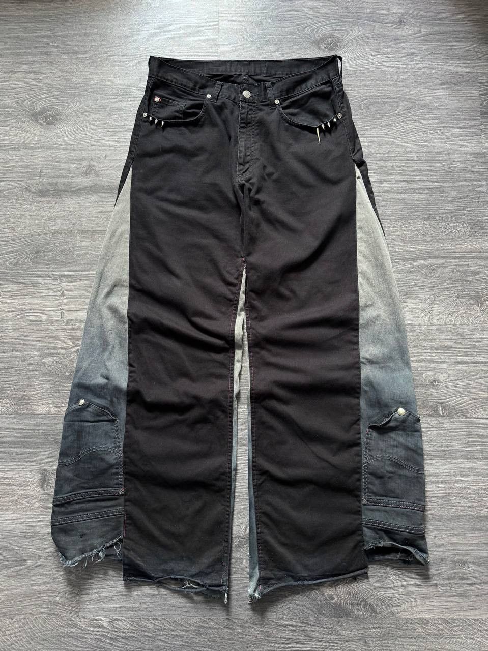 Other × Streetwear Witness Valley Oil Spill Flared Denim | Grailed