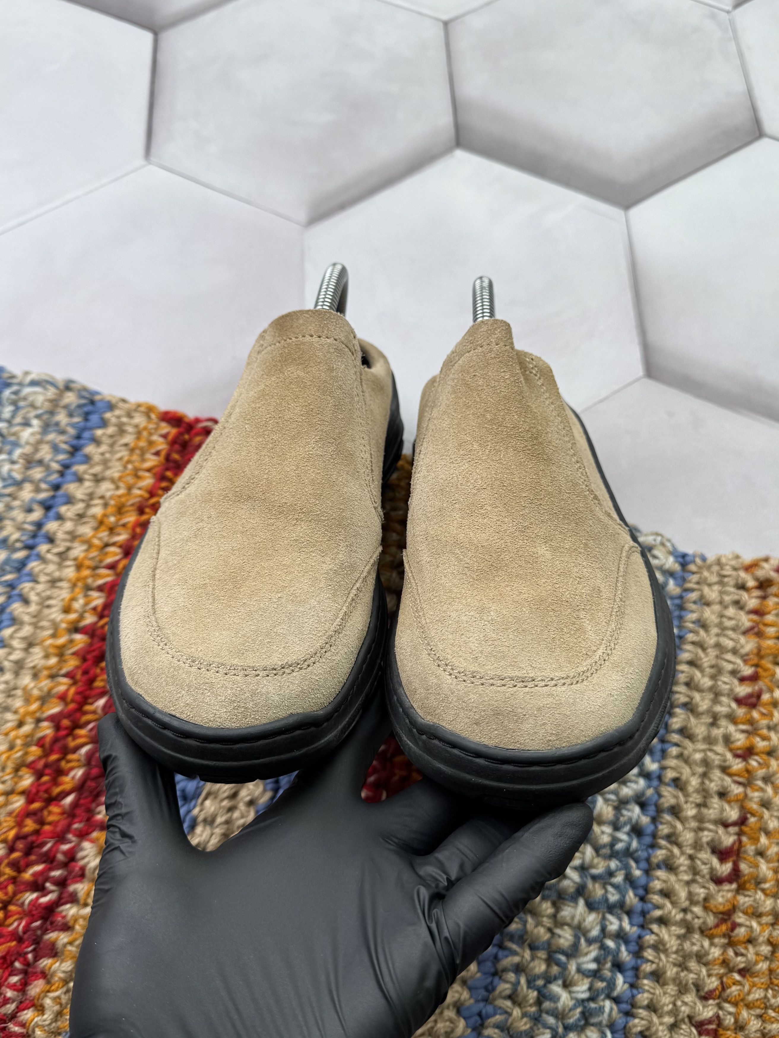 Japanese Brand Vintage Suede Mules (E4) Size US 9 / EU 42 - 5 Thumbnail