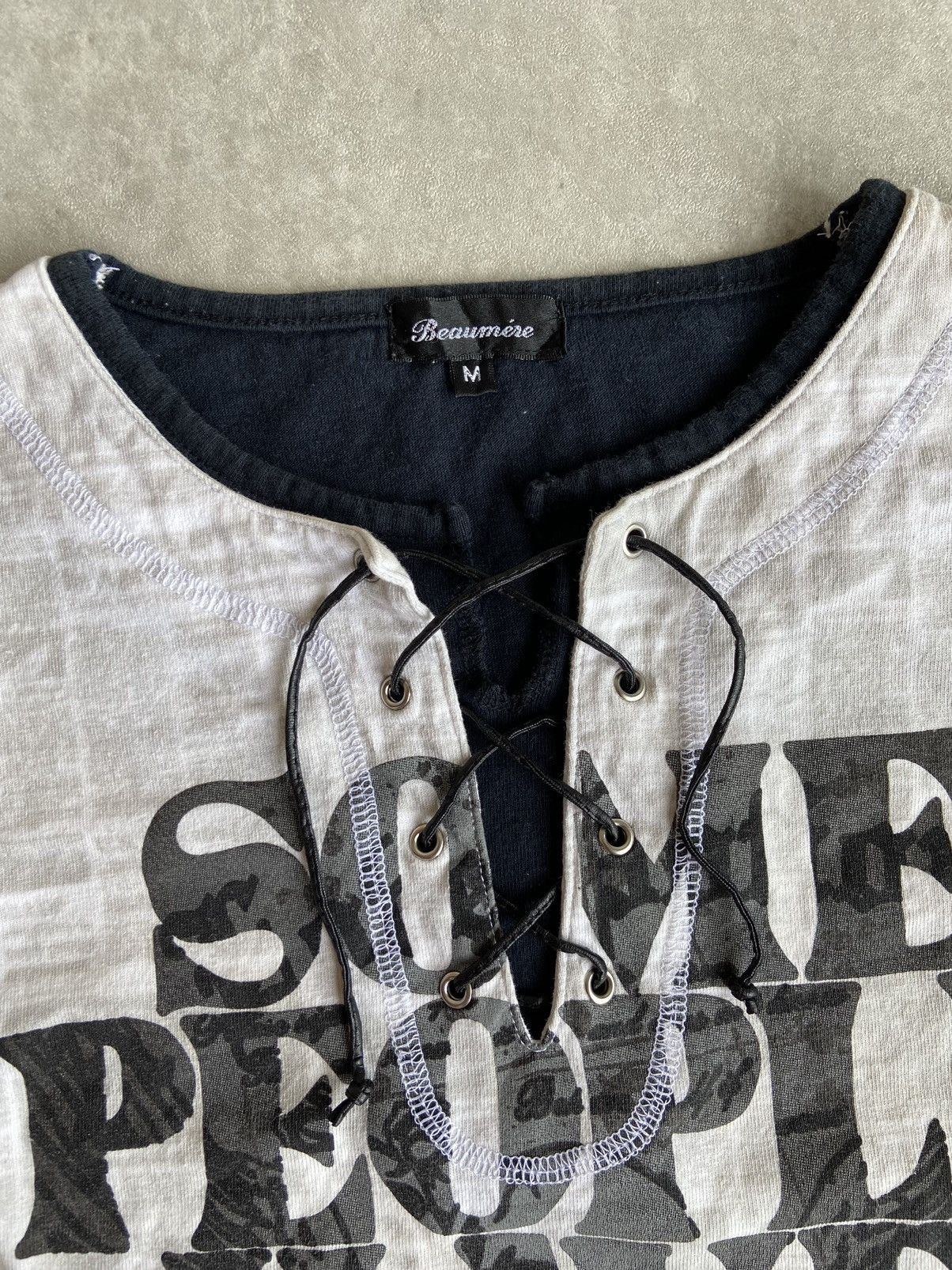 If Six Was Nine × Japanese Brand × Le Grande Bleu (L.G.B.) Japanese Brand Beaumere Poem Long Sleeve Size US M / EU 48-50 / 2 - 3 Thumbnail