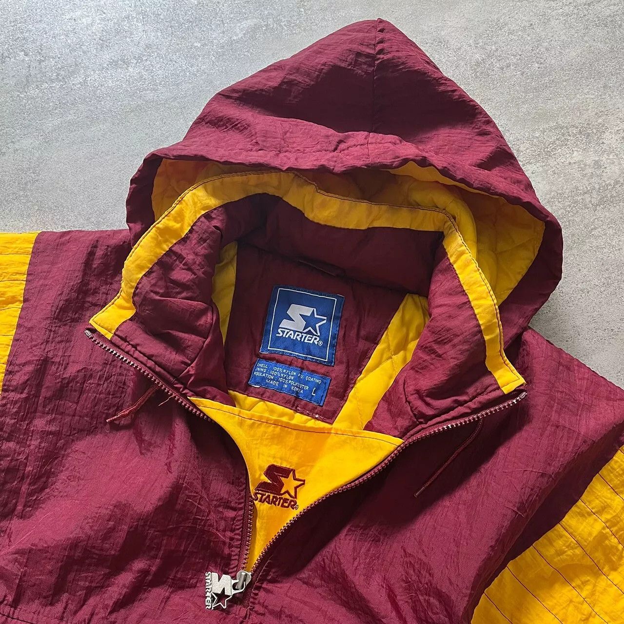 NCAA × Starter × Vintage VTG 90s FLORIDA SATATE SEMINOLES FSU PUFFER JACKET PULLOVER Size US L / EU 52-54 / 3 - 6 Thumbnail