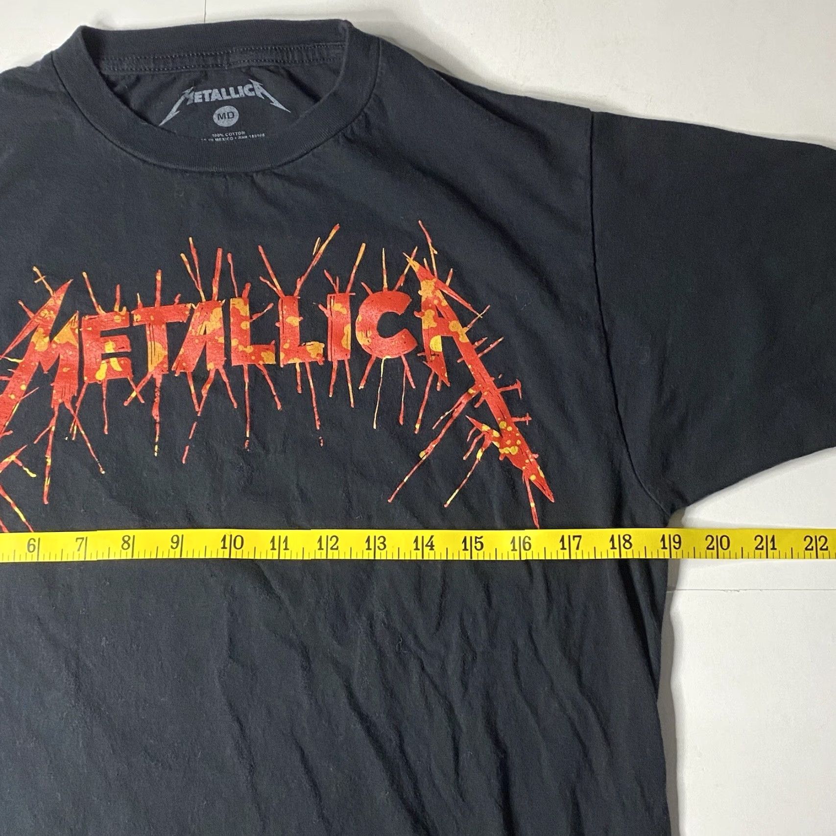 Doublet METALLICA T-Shirt Short Sleeve Crew Neck Black Unisex Adults Double Sided M, Band Shirt, 2000s, Mens/Womens (adjusted for original constraints) Size US M / EU 48-50 / 2 - 6 Thumbnail