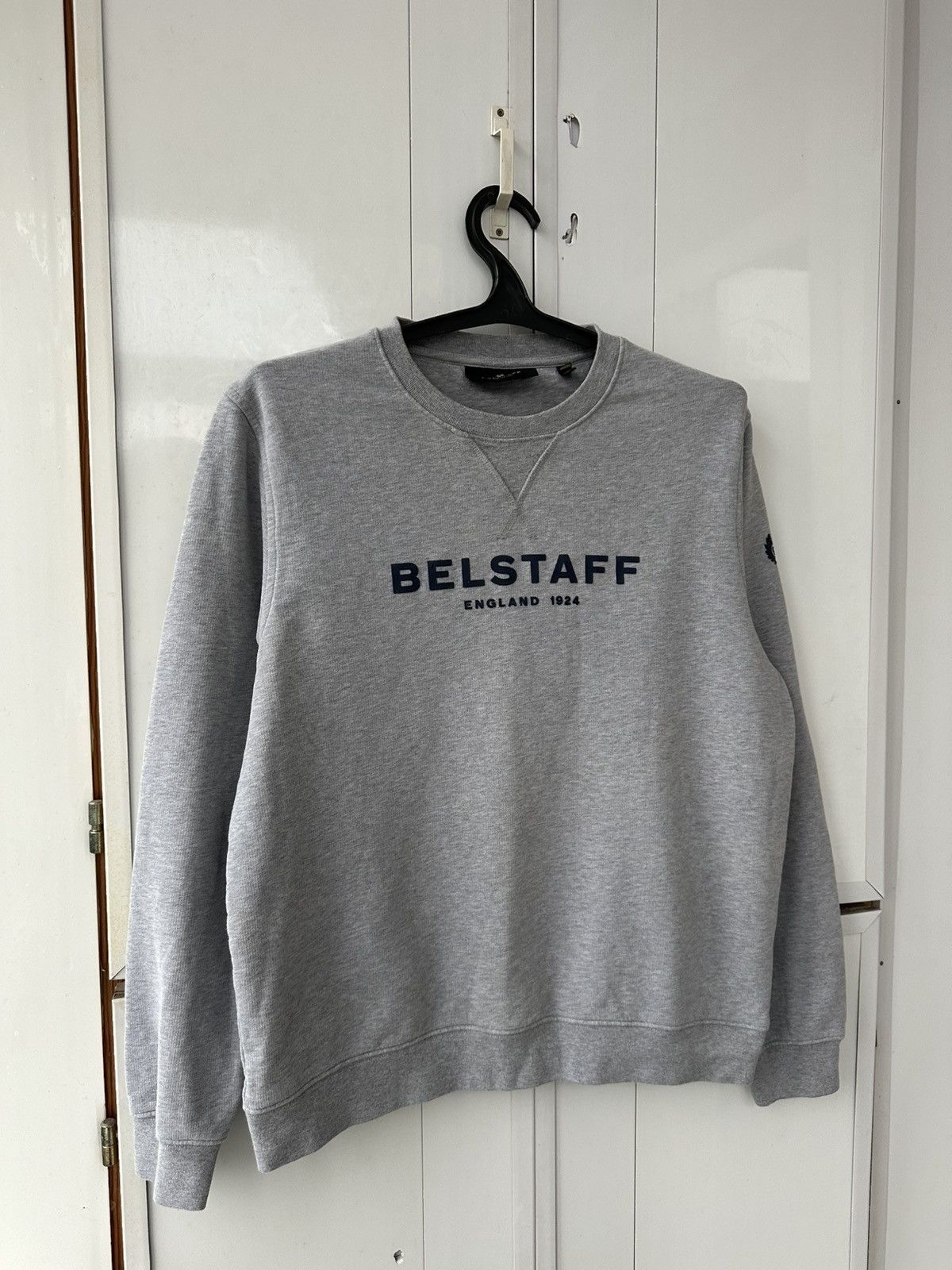 Belstaff Vintage Belstaff England 1924 Grey Sweatshirt Size US XL / EU 56 / 4 - 7 Thumbnail