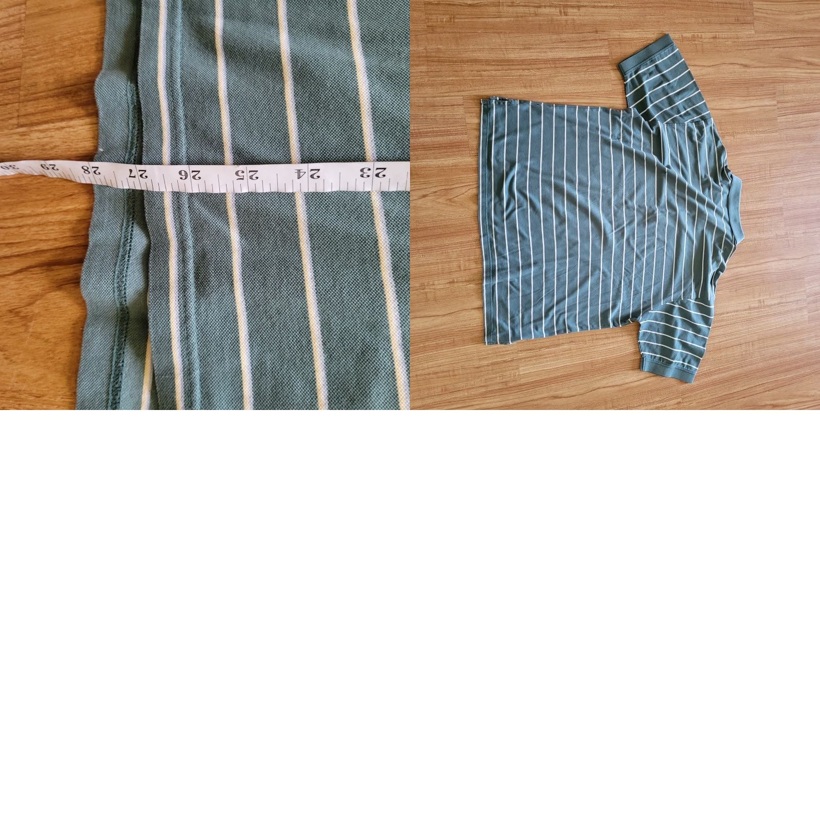 Vintage VINTAGE? No — Fairway & Greene Polo Shirt Mens L Green White Striped, Fairway Sol Aruba, Golf Size US L / EU 52-54 / 3 - 8 Thumbnail