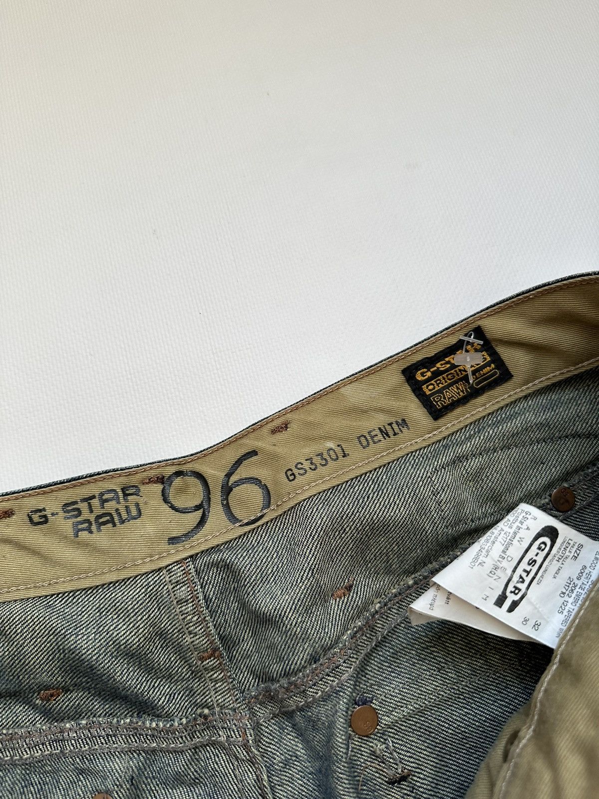 Vintage pants G Star Raw 96 2k denim baggy Japan style