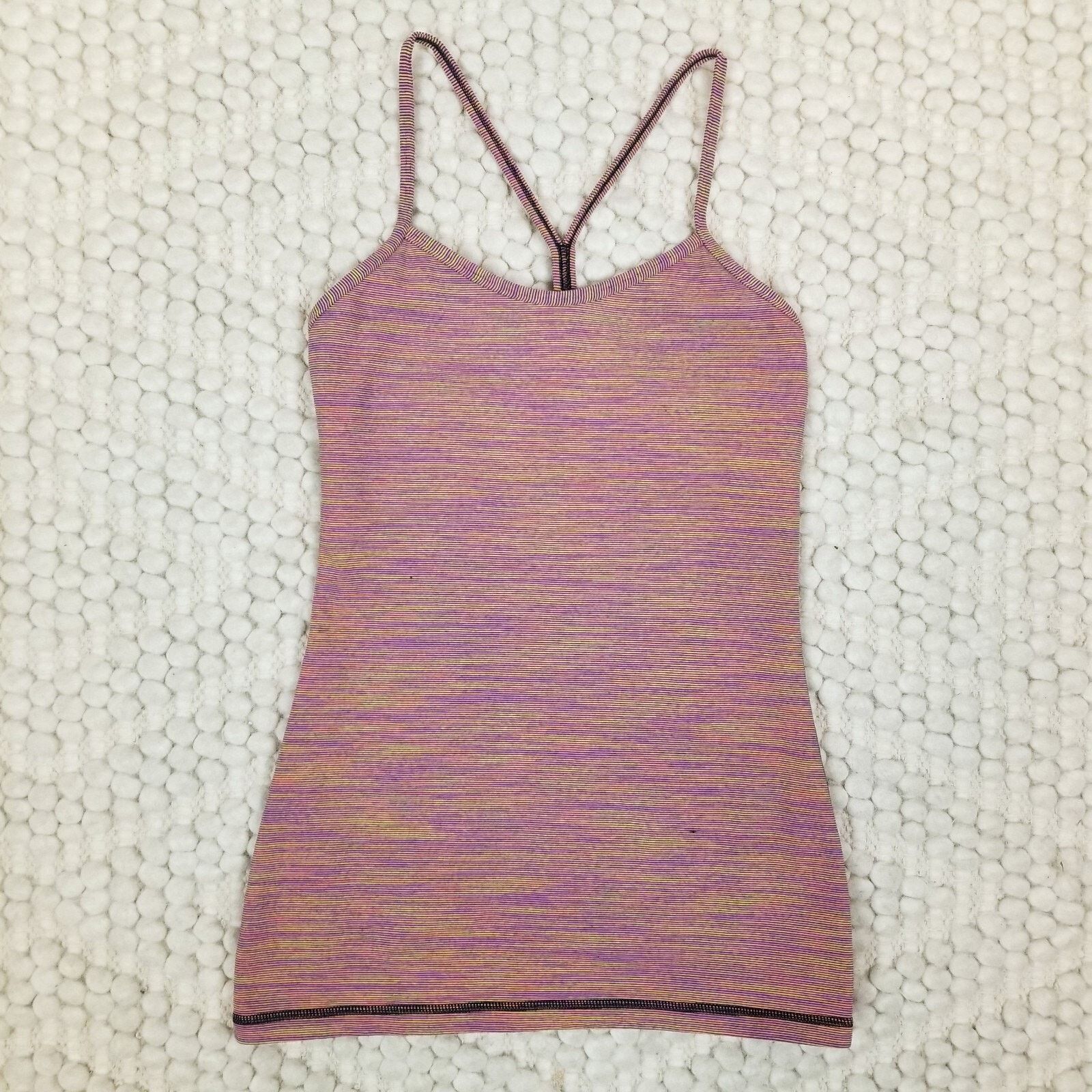 Lululemon Lululemon Power Y Tank Luon Wee Are From Space Pink Sz 4 Size S / US 4 / IT 40 - 6 Thumbnail