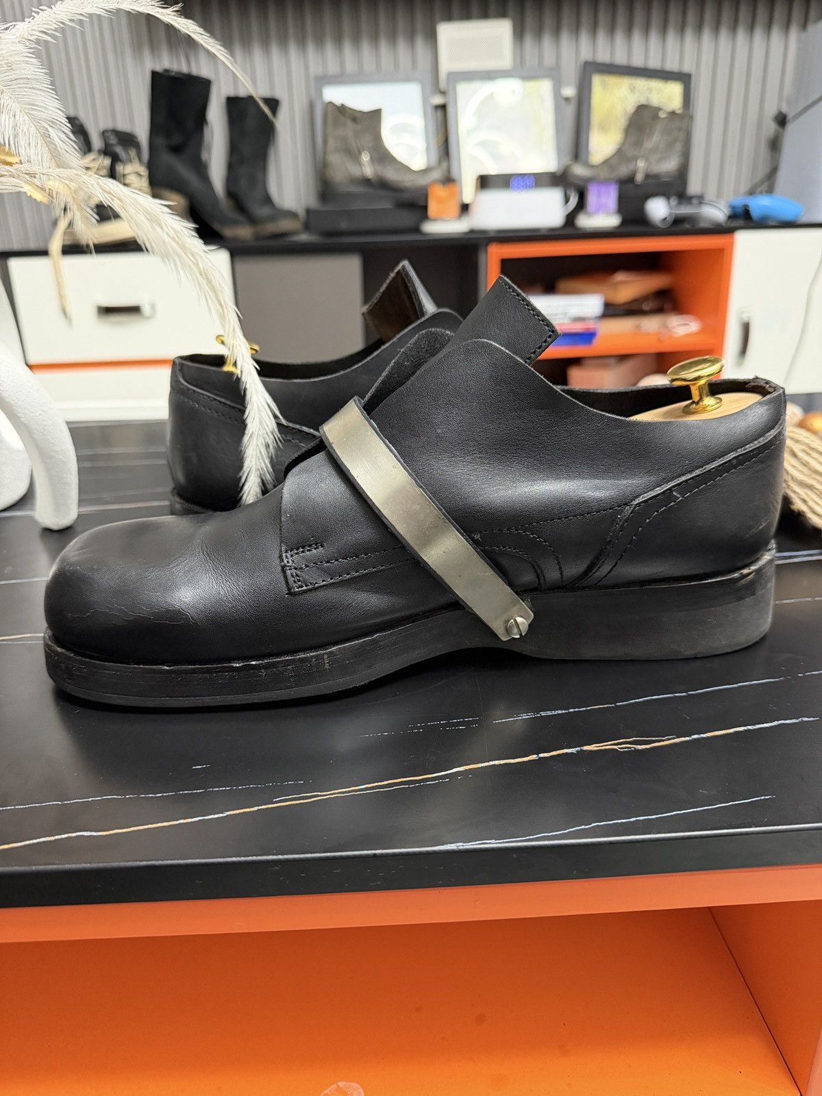 Dirk Bikkembergs F/w 1997 metal strap derbies Size US 13 / EU 46 - 7 Thumbnail