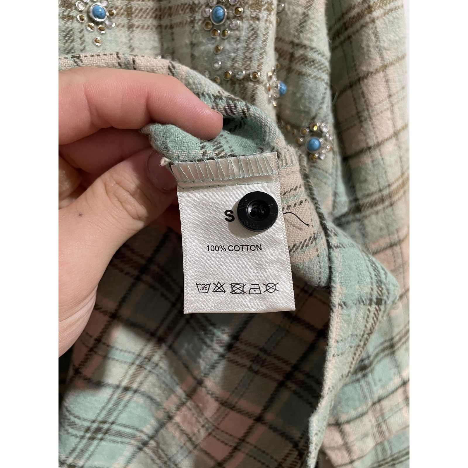 Vale VALE FOREVER LITTLE GEMS FLANNEL SIZE SMALL NEW Size US S / EU 44-46 / 1 - 5 Thumbnail