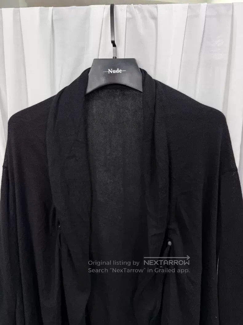 Yohji Yamamoto Yohji Yamamoto Size 2 asymmetrical wool cloak with draped s Size M / US 6-8 / IT 42-44 - 4 Thumbnail