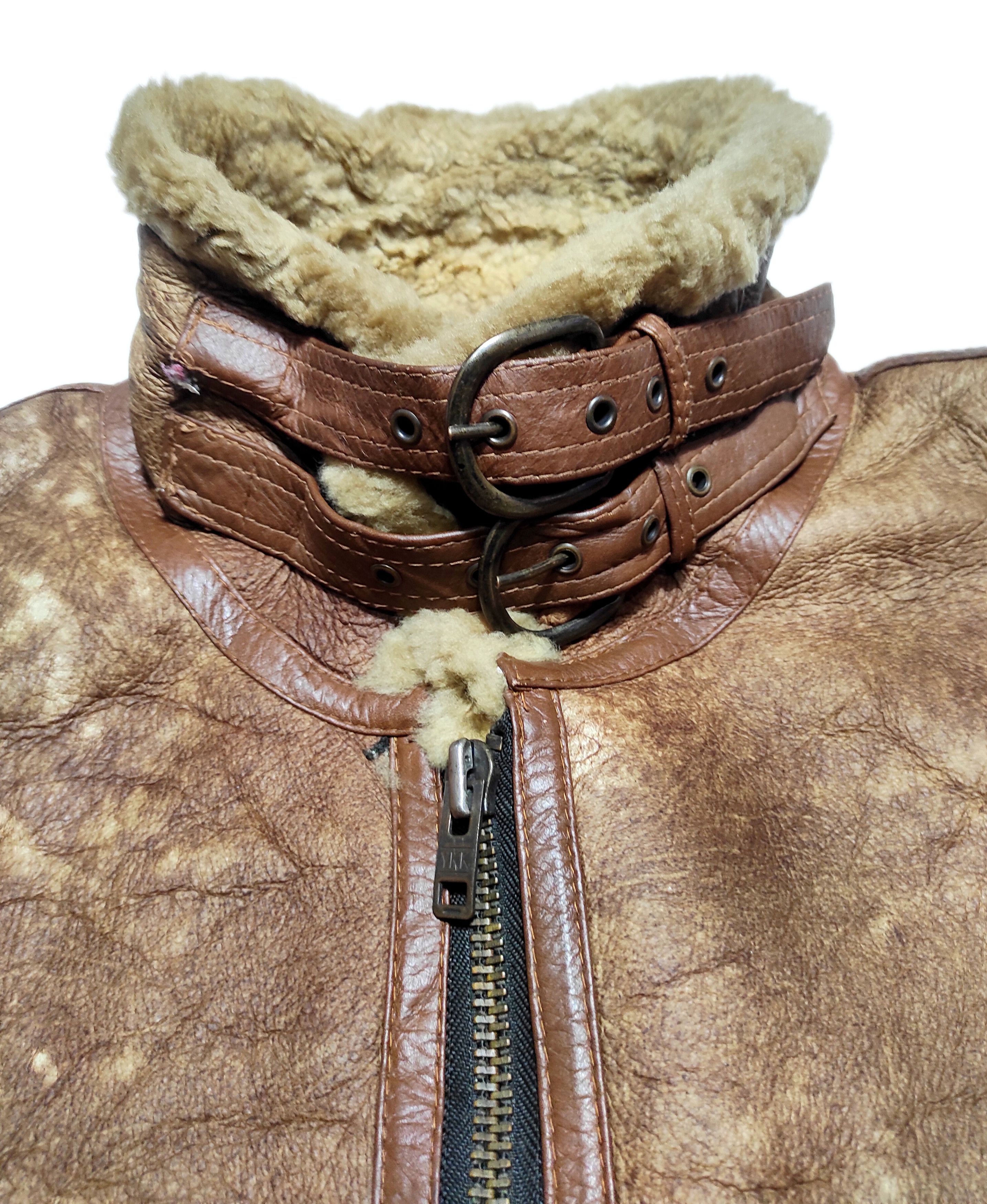 Japanese Brand Beautiful Shearling Bomber Jacket Type B-3 Australia Size US XL / EU 56 / 4 - 9 Thumbnail