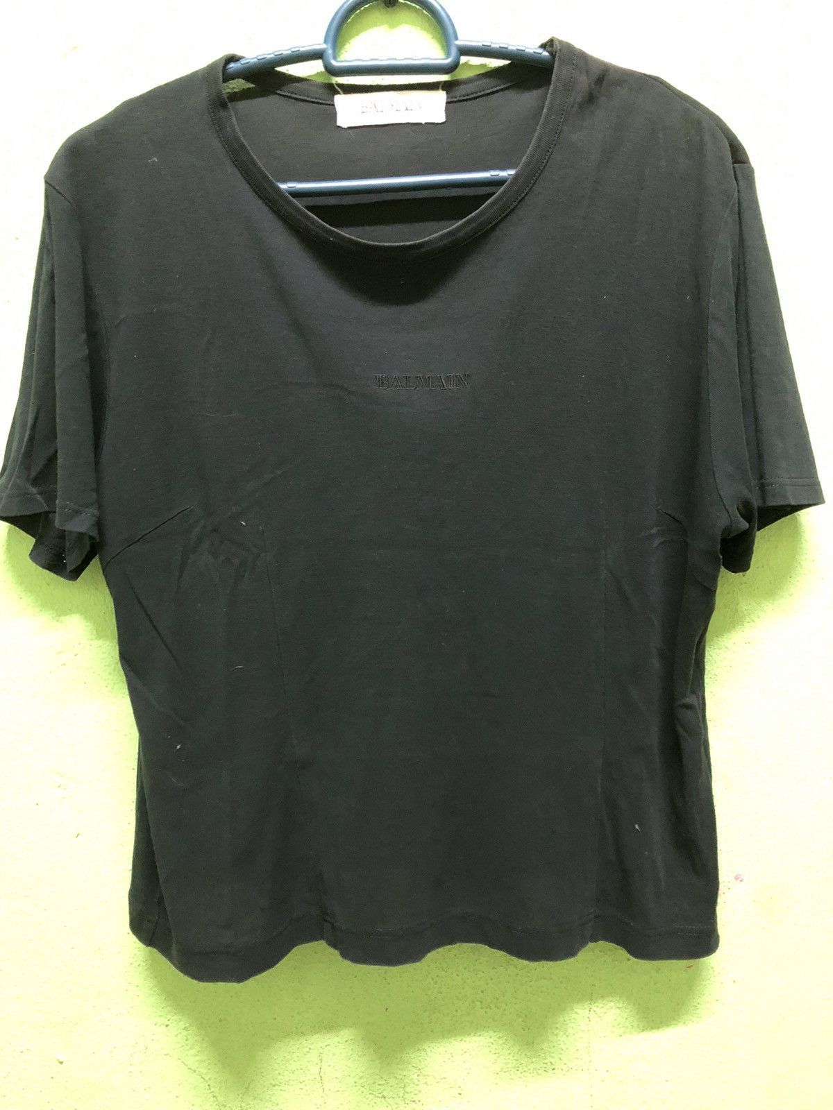 Balmain AUTHENTIC BALMAIN EMBROIDERED LOGO TSHIRT Size M / US 6-8 / IT 42-44 - 1 Thumbnail