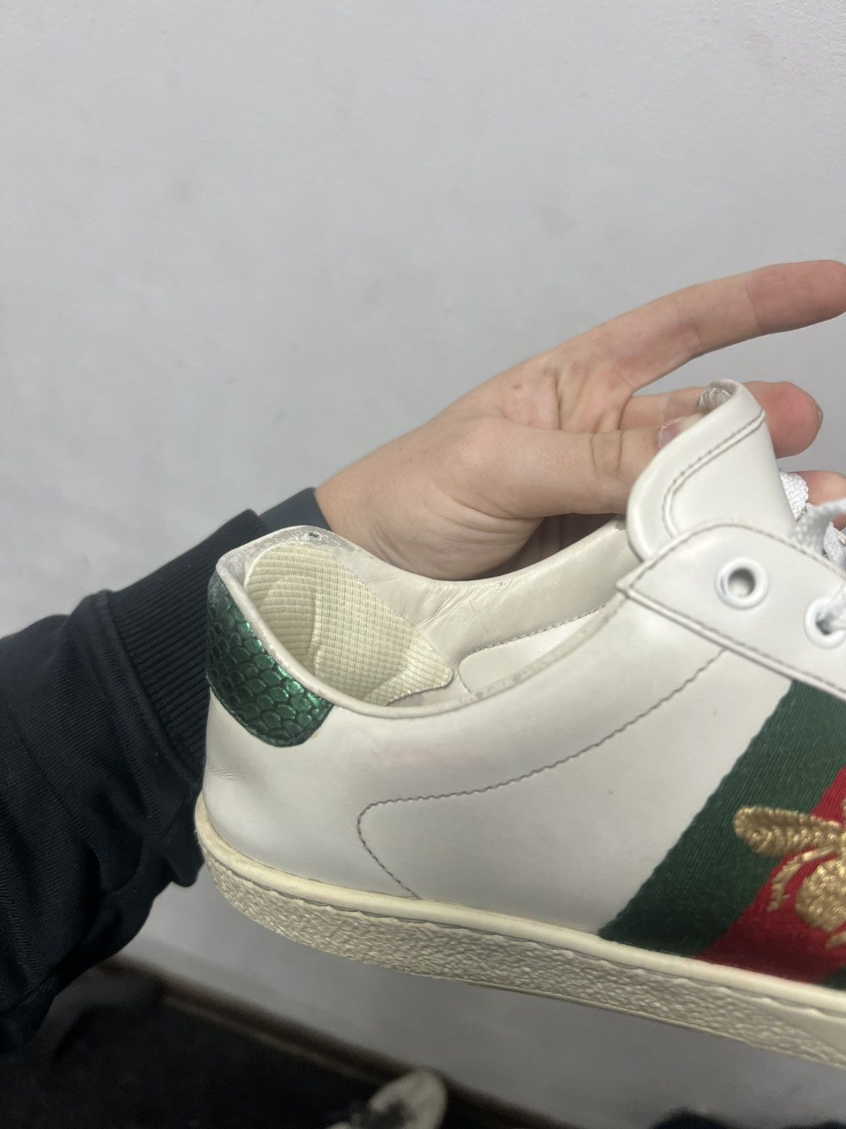 Gucci Gucci low top sneakers Bianoco/BBR/Blue Size US 8.5 / EU 41-42 - 15 Thumbnail
