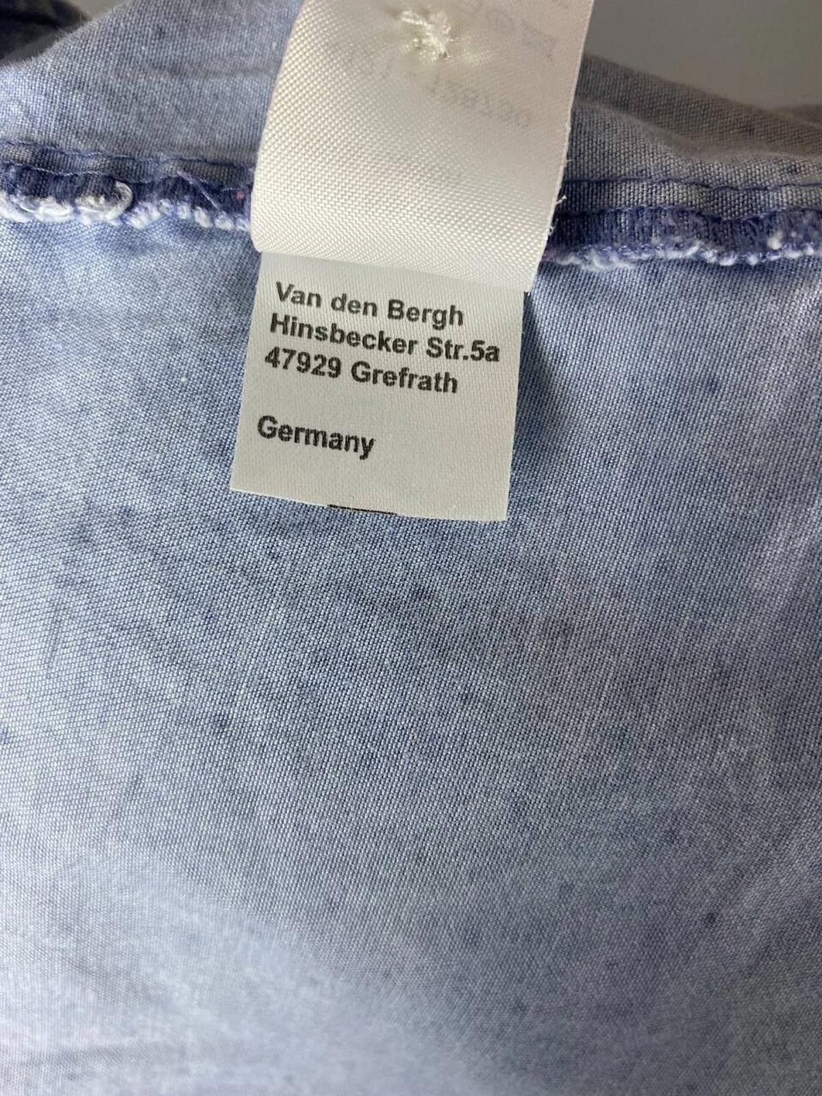 Designer Emily Van Den Bergh Blue Denim Blouse Shirt Size 36 / S Size S / US 4 / IT 40 - 12 Thumbnail