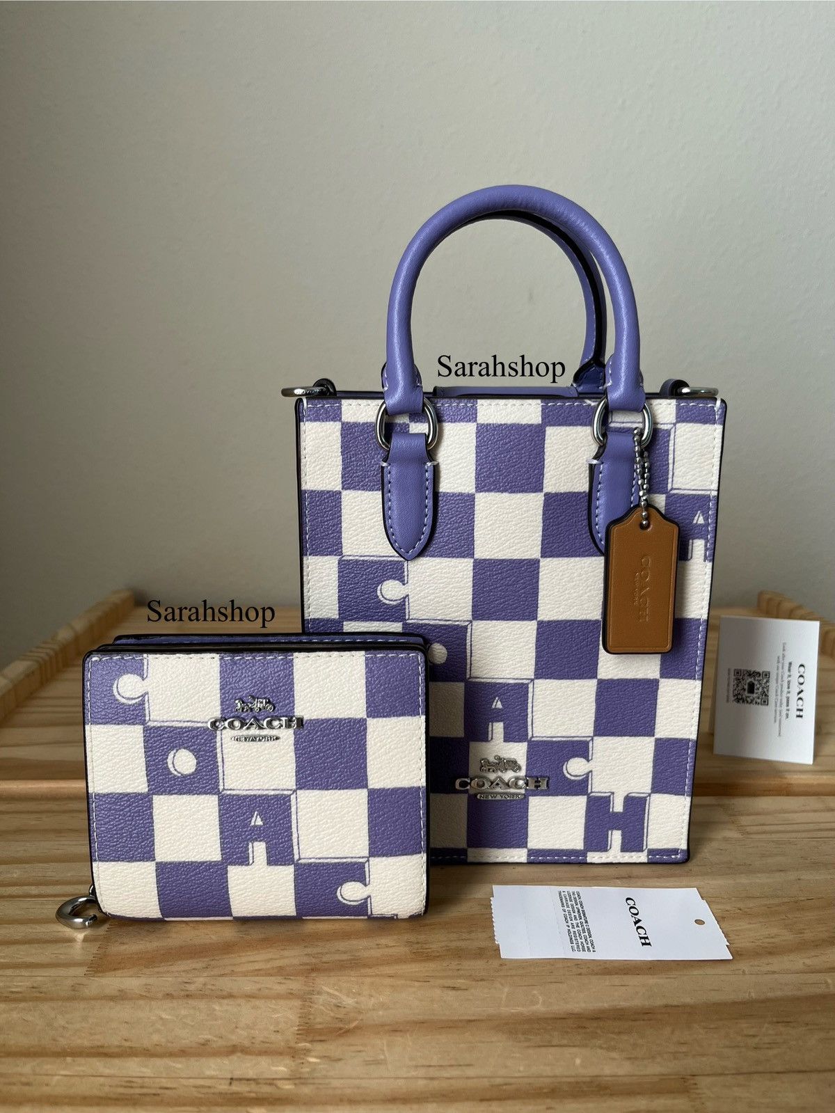 image of Coach Set in Purple, Women's