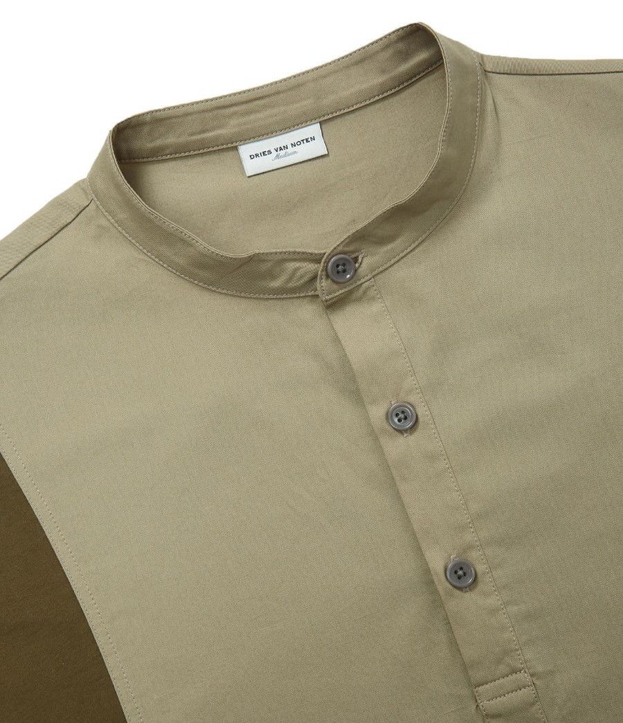 Dries Van Noten Dries Van Noten Round Collar Attached Belt Shirt Size US S / EU 44-46 / 1 - 2 Thumbnail