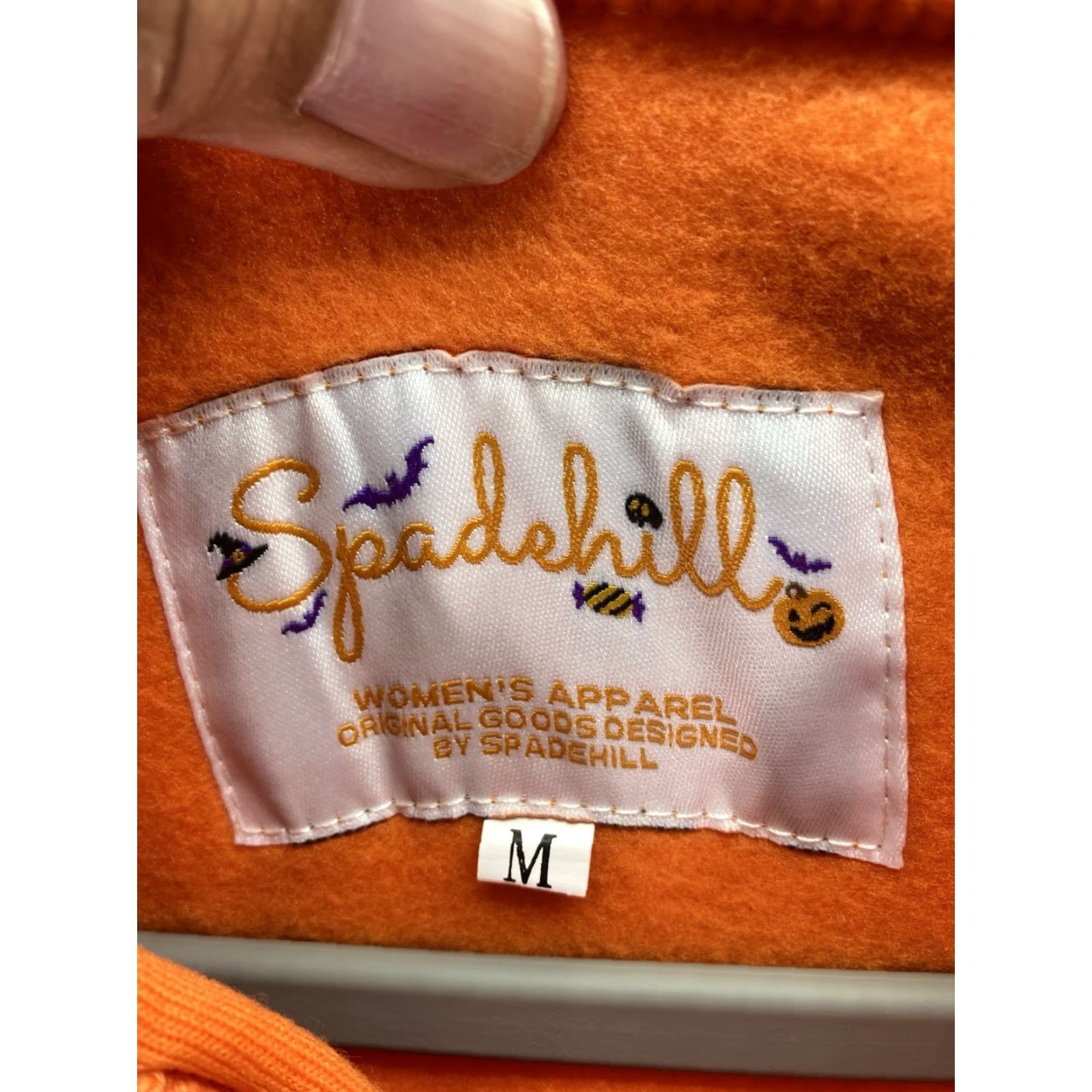 Vintage VINTAGE Spadehill Pumpkin Jack O Lantern Hoodie Sweatshirt Women Medium Halloween NWOT Size M / US 6-8 / IT 42-44 - 5 Thumbnail