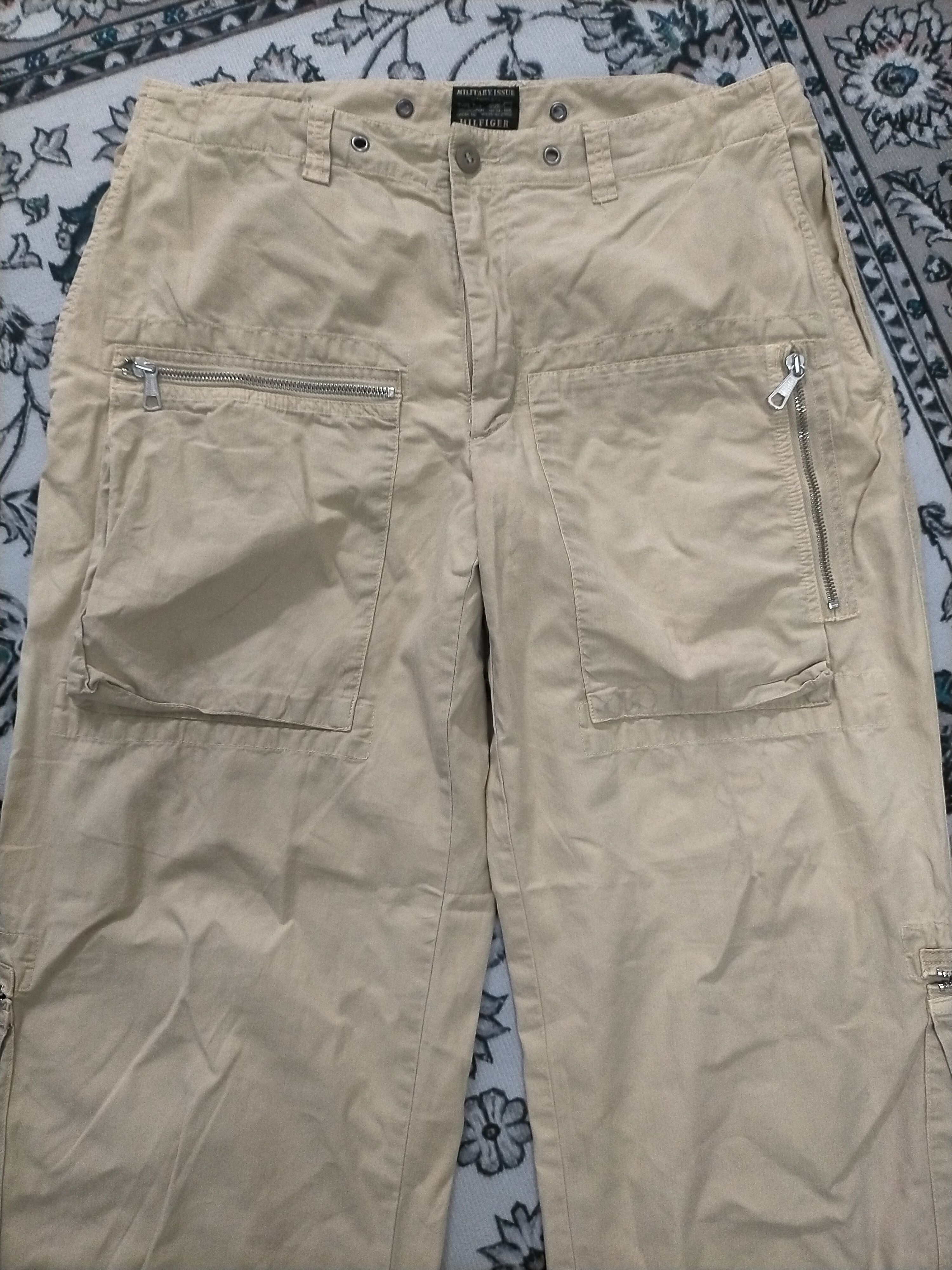 JNCO × Southpole × Tommy Hilfiger 🔥Vintage 90s🔥Baggy Tommy Hilfiger Military Tactical Pants Size US 32 / EU 48 - 3 Thumbnail