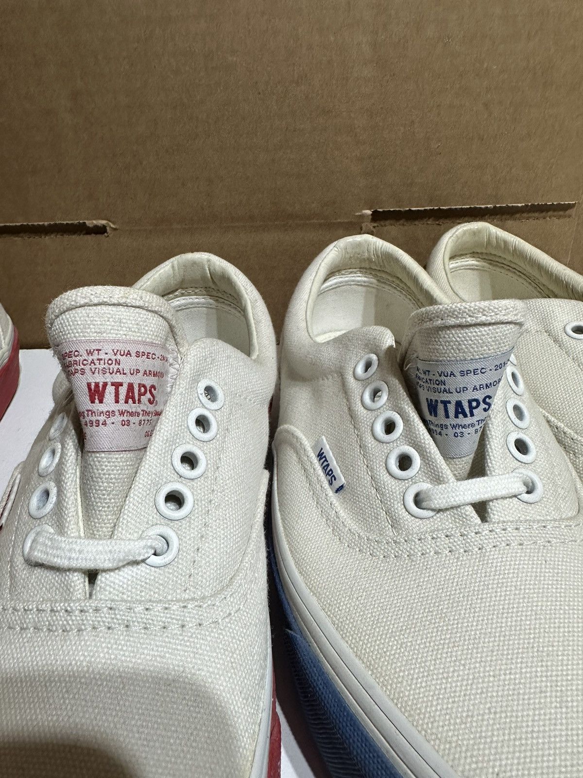 Vans × Wtaps Vans Vault x WTAP OG Era LX White Red Blue Size US 7.5 / EU 40-41 - 4 Thumbnail