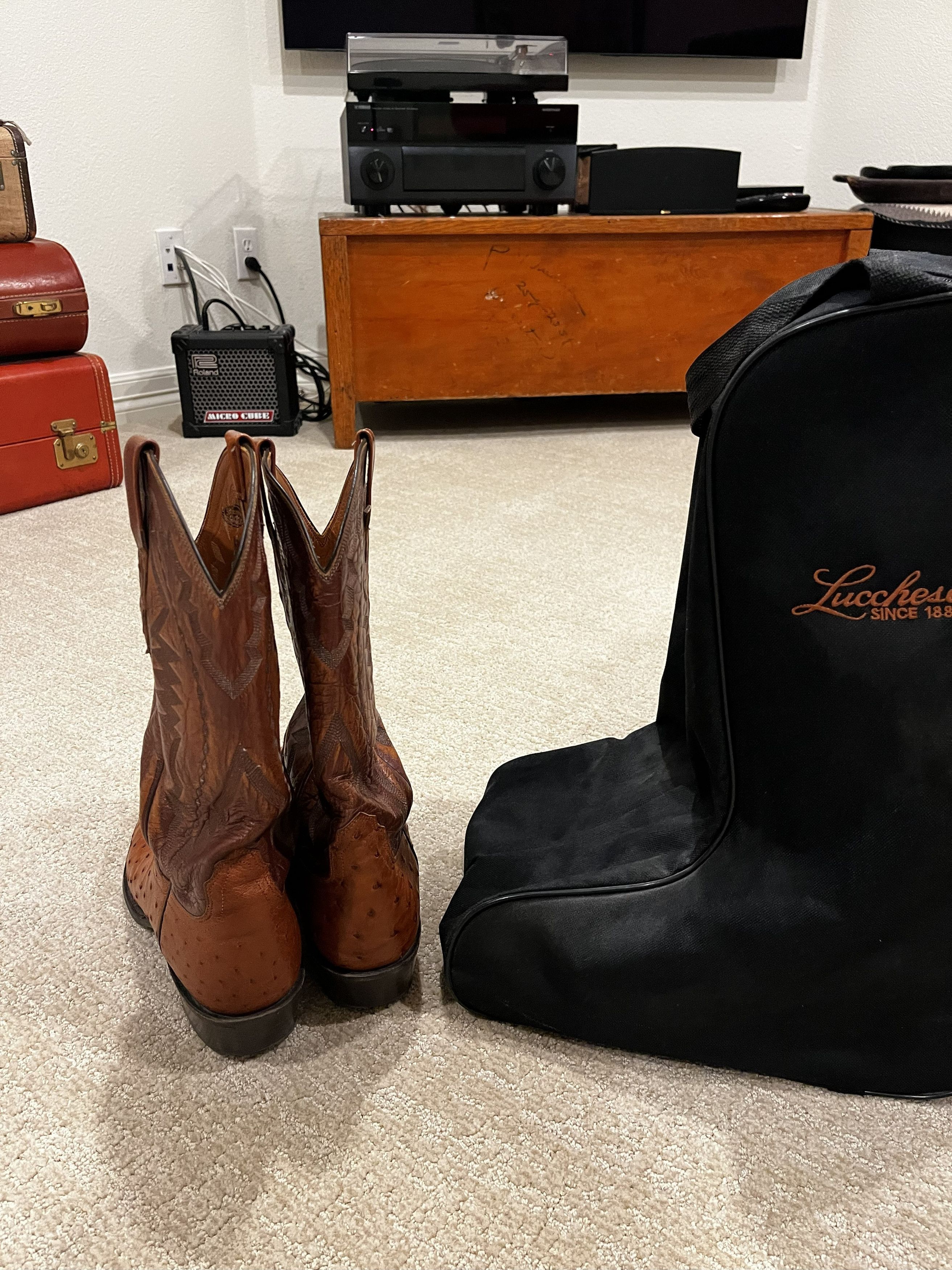 Lucchese Lucchese Ostrich Boots Size 10-1/2 Size US 10.5 / EU 43-44 - 4 Thumbnail