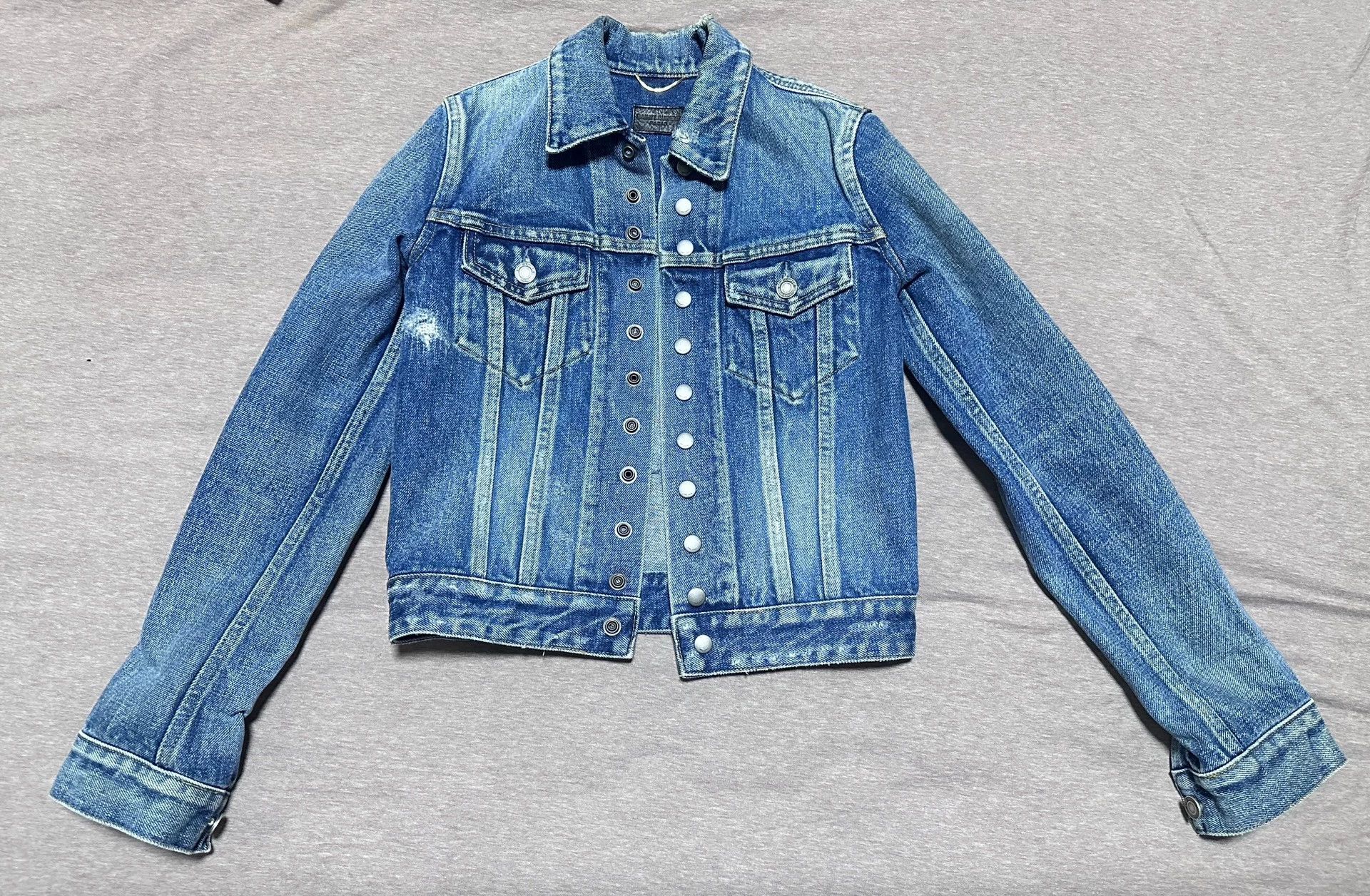Saint Laurent Paris Saint Laurent Paris Blue denim jacket Size US XS / EU 42 / 0 - 1 Thumbnail
