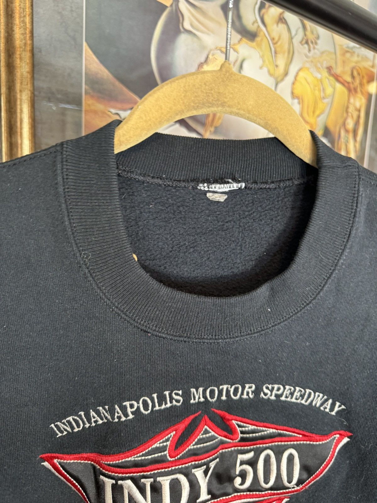 NASCAR × Vintage Vintage Indy 500 Nascar Sweatshirt Size US L / EU 52-54 / 3 - 3 Thumbnail