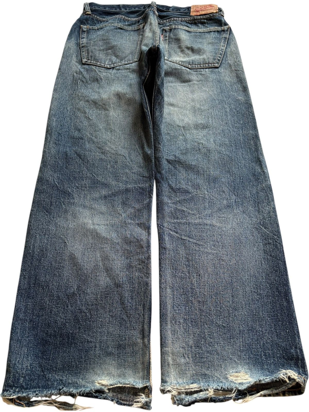 Denime Vintage Denime Selvedge Mud Wash Loose Baggy Jeans Size US 31 - 3 Thumbnail