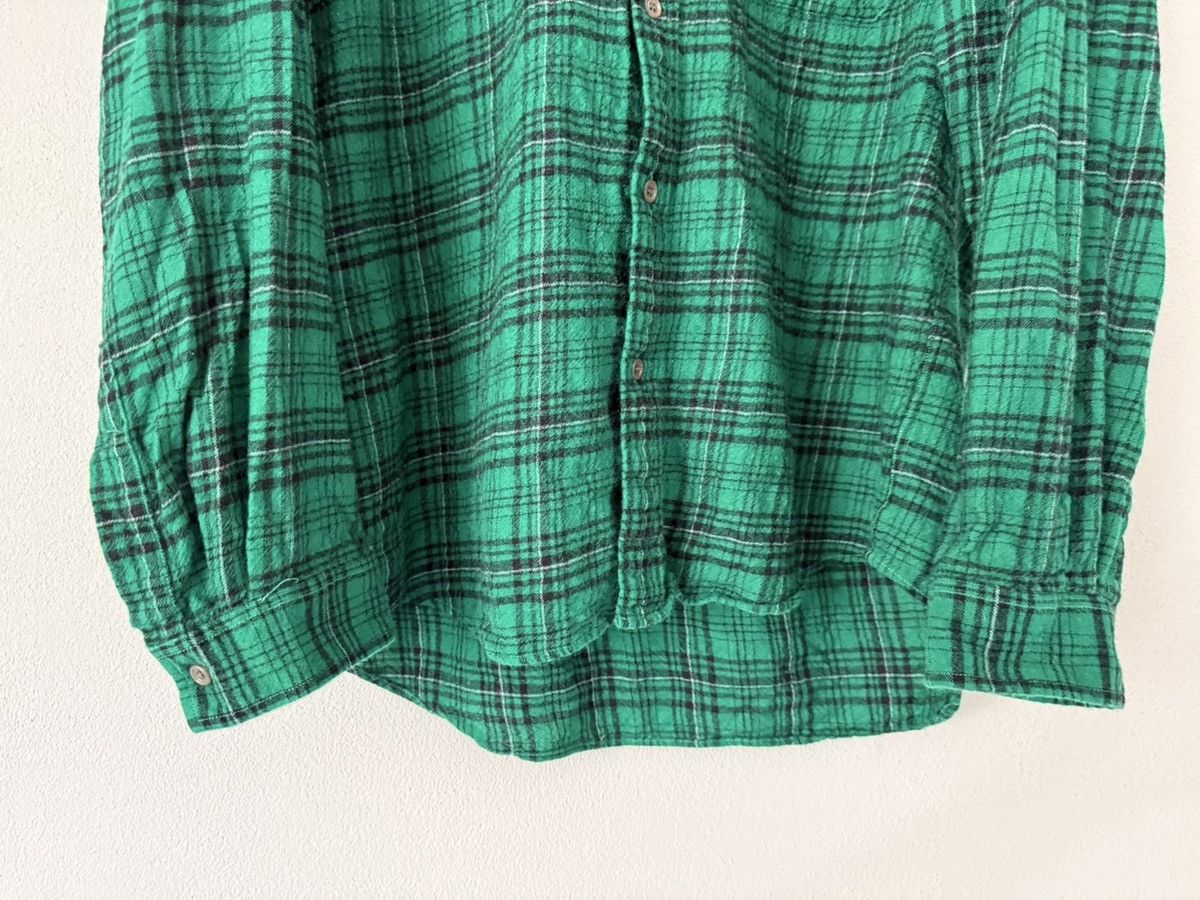 Gucci Green Wool Flannel Shirt with Embroidered Rocking Horse Size US M / EU 48-50 / 2 - 3 Thumbnail