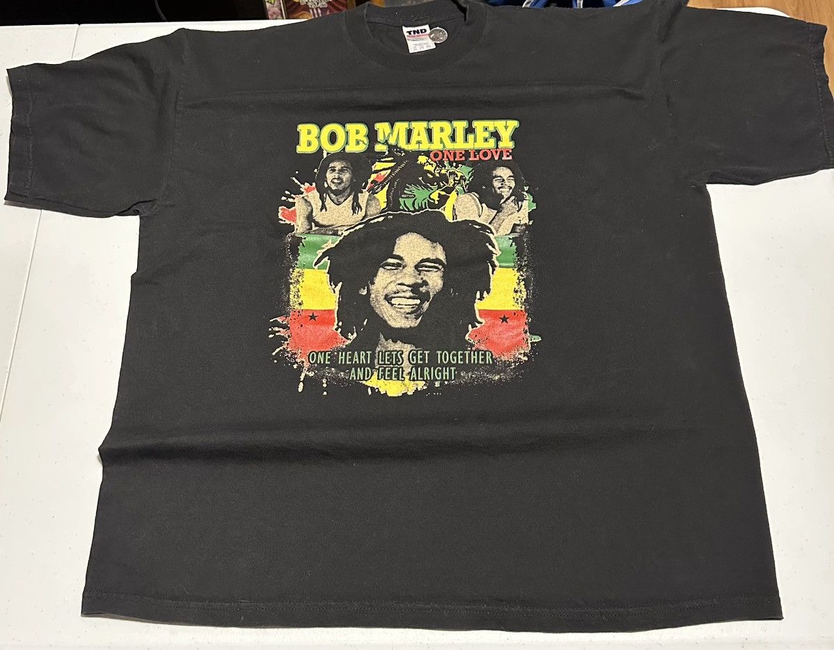 Rap Tees Vintage Bob Marley One Love T-shirt Size US XXL / EU 58 / 5 - 1 Thumbnail