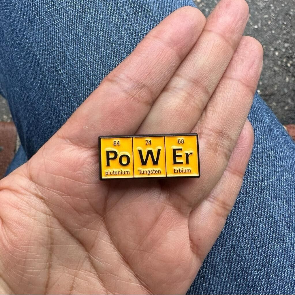 Other New Oz Enamel Pin POWER Scientists for Science Periodic Tabl Size ONE SIZE - 2 Thumbnail
