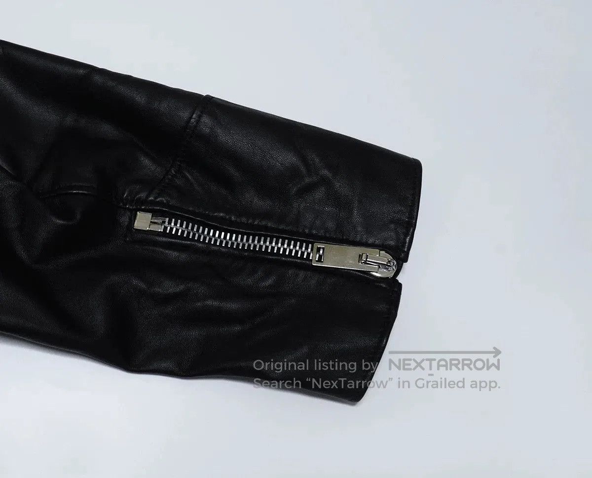 Second/Layer black calf leather rider jacket. Size US L / EU 52-54 / 3 - 5 Thumbnail