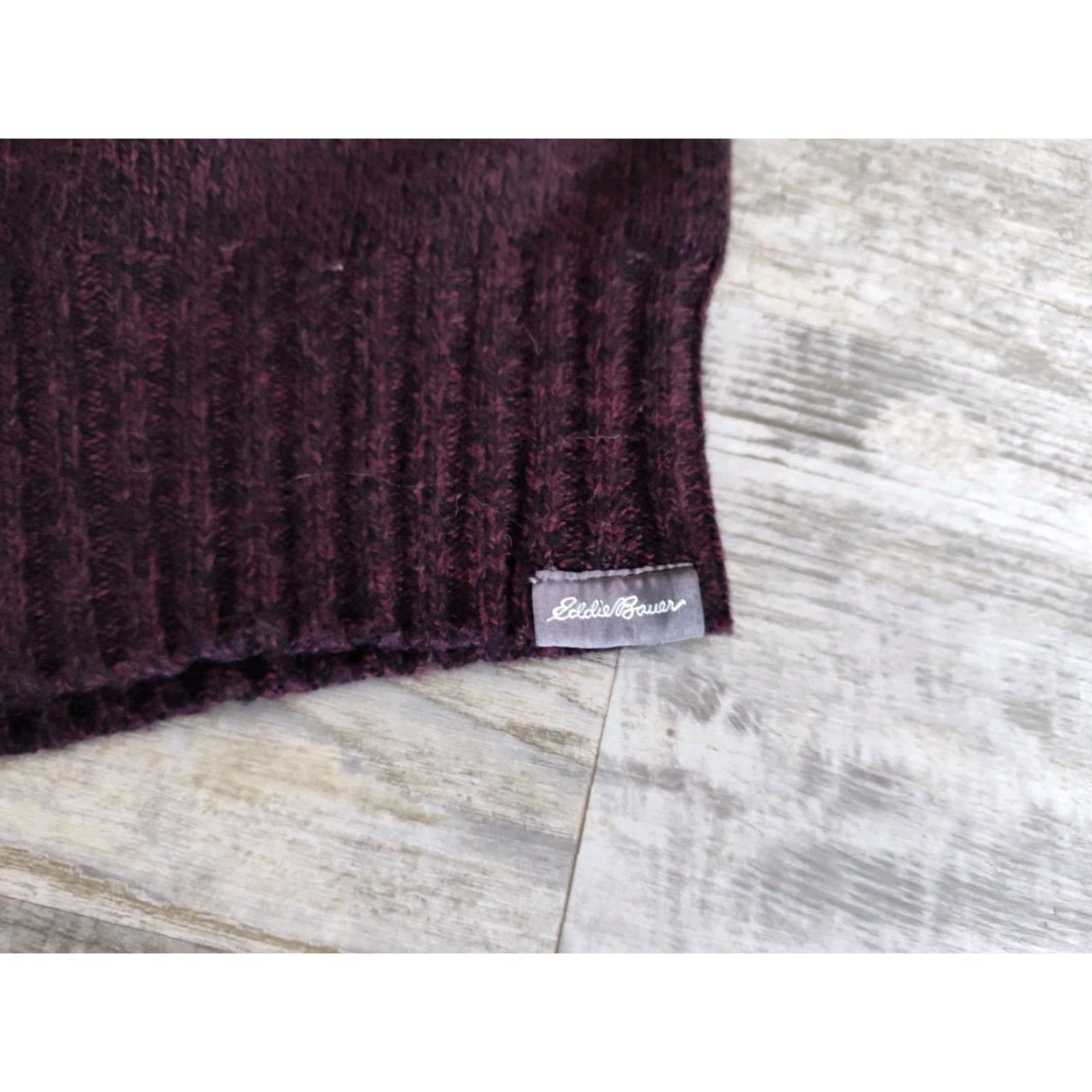 Eddie Bauer Eddie Bauer Men's Wool Blend Knit Sweater Purple Pullover Shawl Neck L Outdoor Size US L / EU 52-54 / 3 - 3 Thumbnail