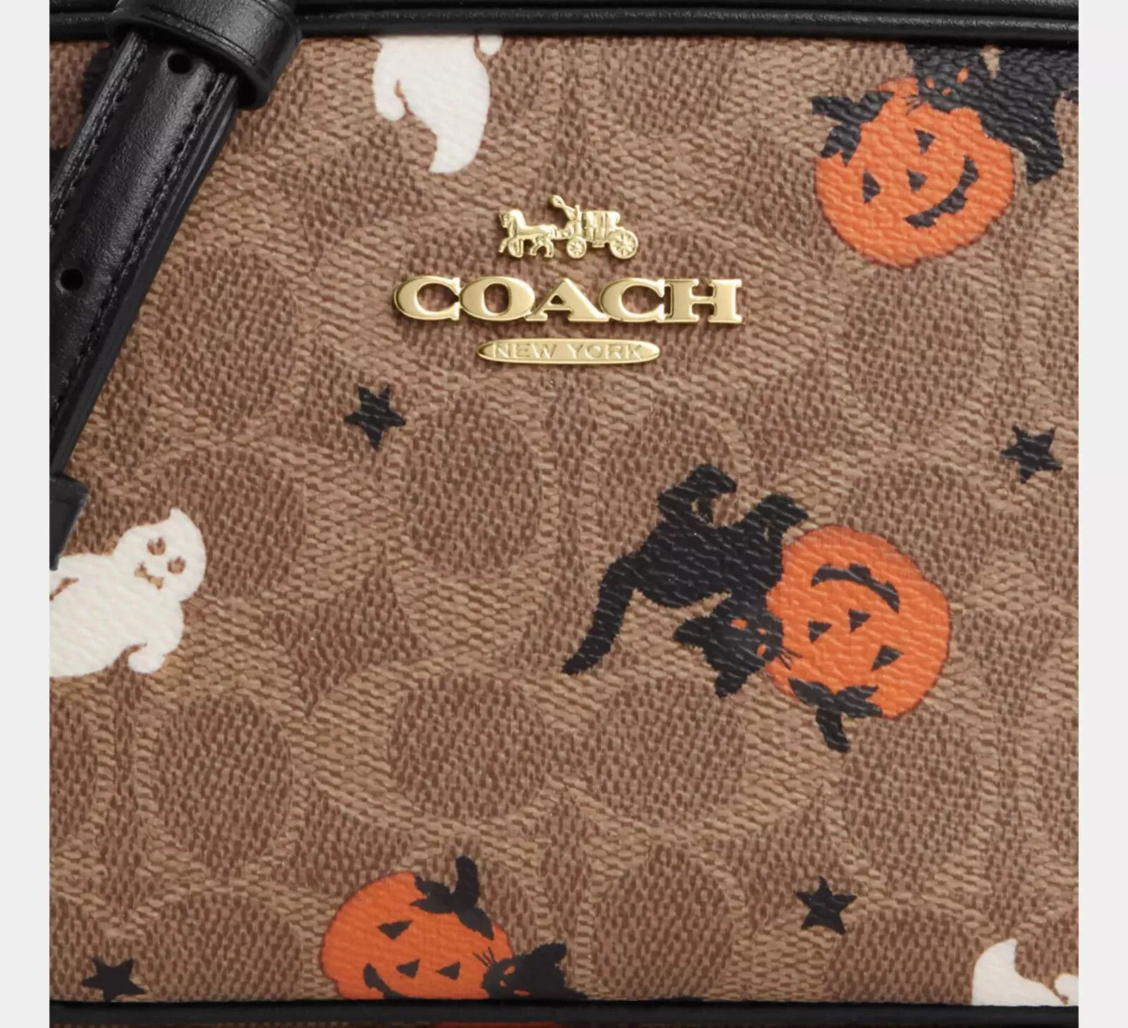 Coach Mini Jamie Camera Bag cw432 In Signature Canvas Halloween Size ONE SIZE - 11 Thumbnail