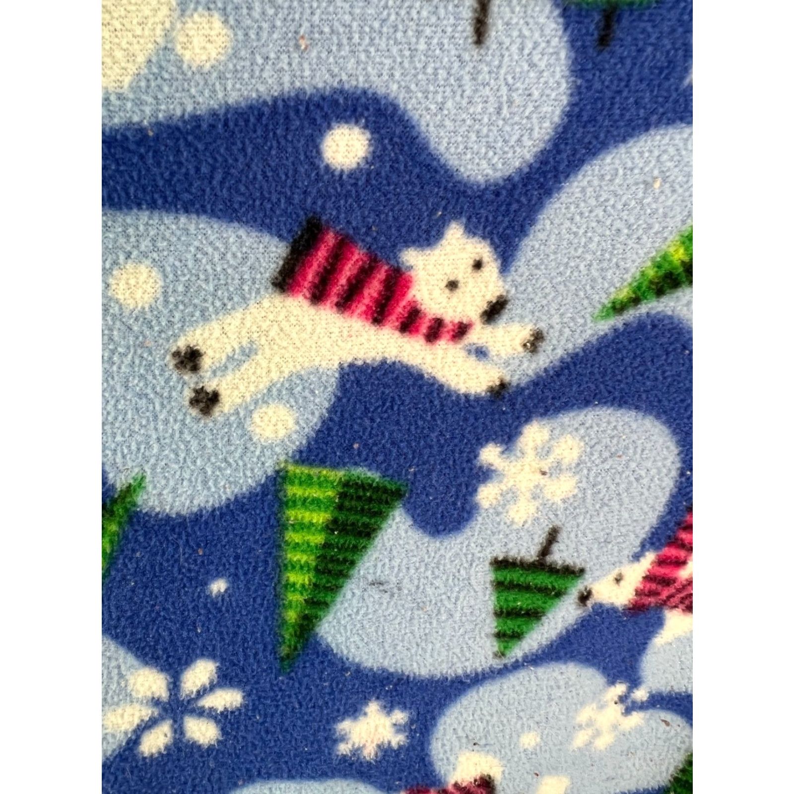 Vintage Womens Polar Sleep Shirt Blue 4XL Cozy Fleece Allover Print Nightgown Slee Sleeves Long 37 in 54 in Chest Womens, 80s Classic Theme Size XXL / US 16-18 / IT 52-54 - 3 Thumbnail