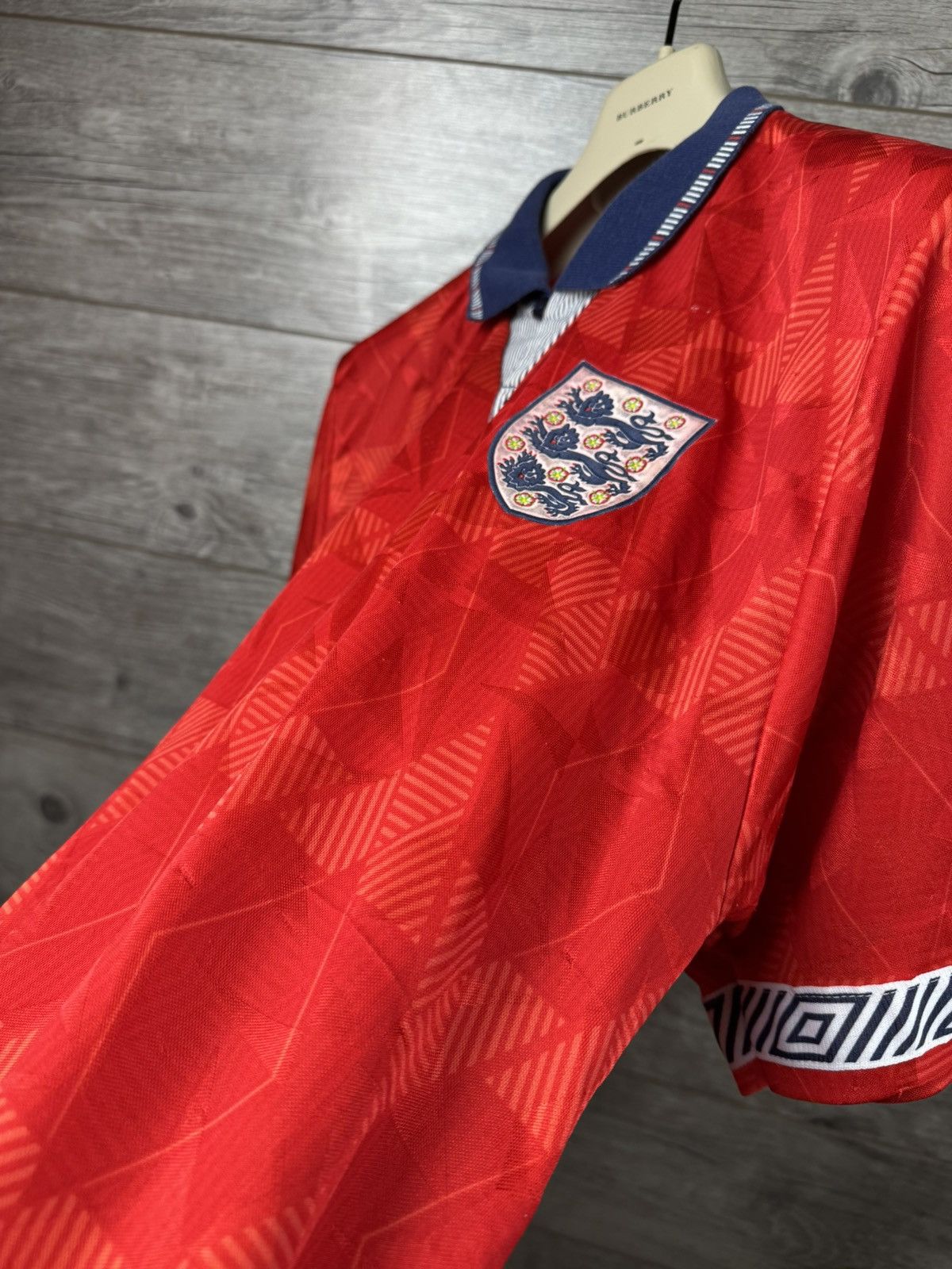 Umbro ARCHIVE RARE ENGLAND 1990-1992 ORIGINAL VTG JERSEY Size L Size US L / EU 52-54 / 3 - 11 Thumbnail