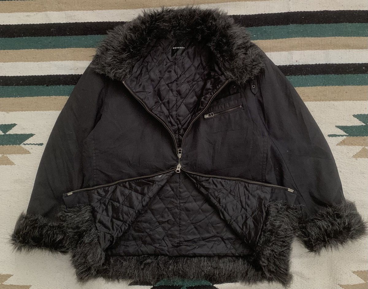 If Six Was Nine Boycott Tornado mart Style riders fur jacket Size US L / EU 52-54 / 3 - 3 Thumbnail