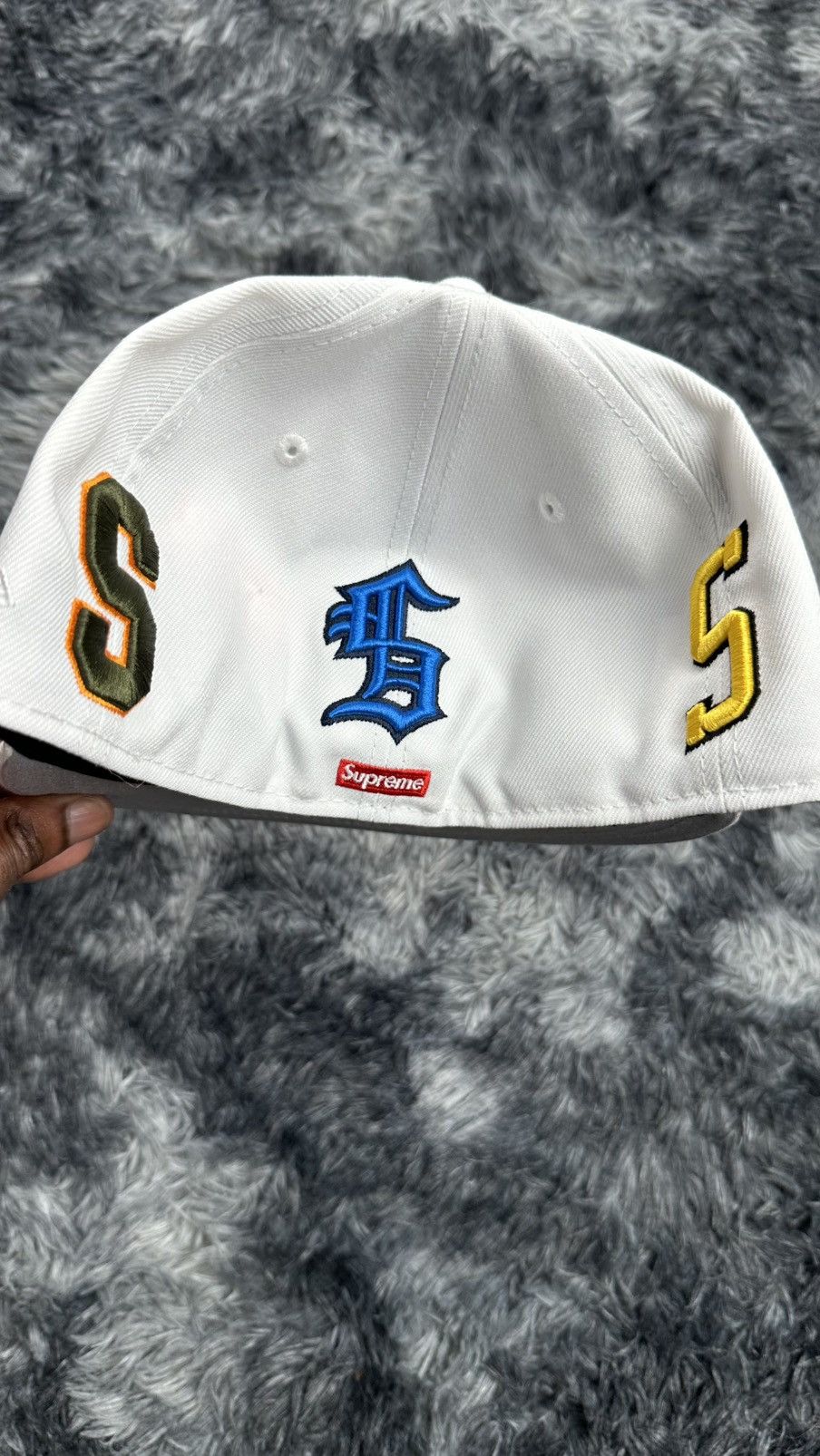 Streetwear × Supreme × Vintage 7 1/4 Supreme Multi S Logo