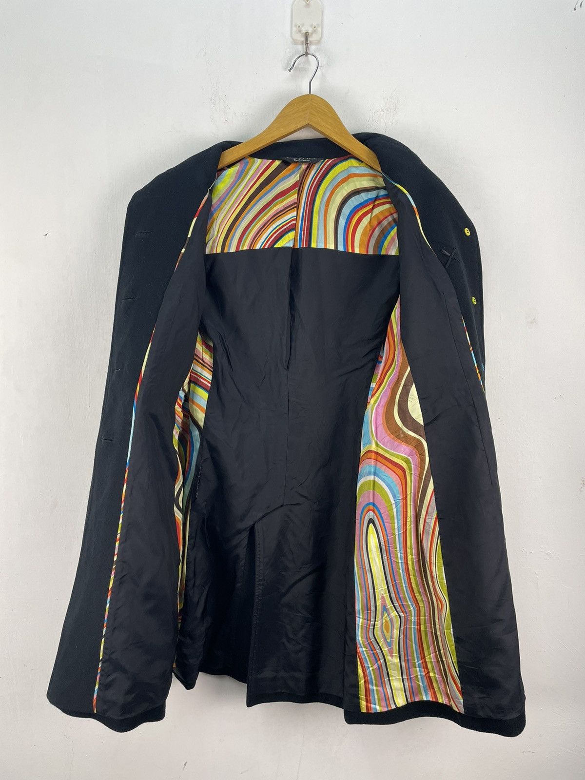 Paul Smith × Vintage Vintage Paul Smith Coat Women Wool Jacket Size 38 Size S / US 4 / IT 40 - 4 Thumbnail