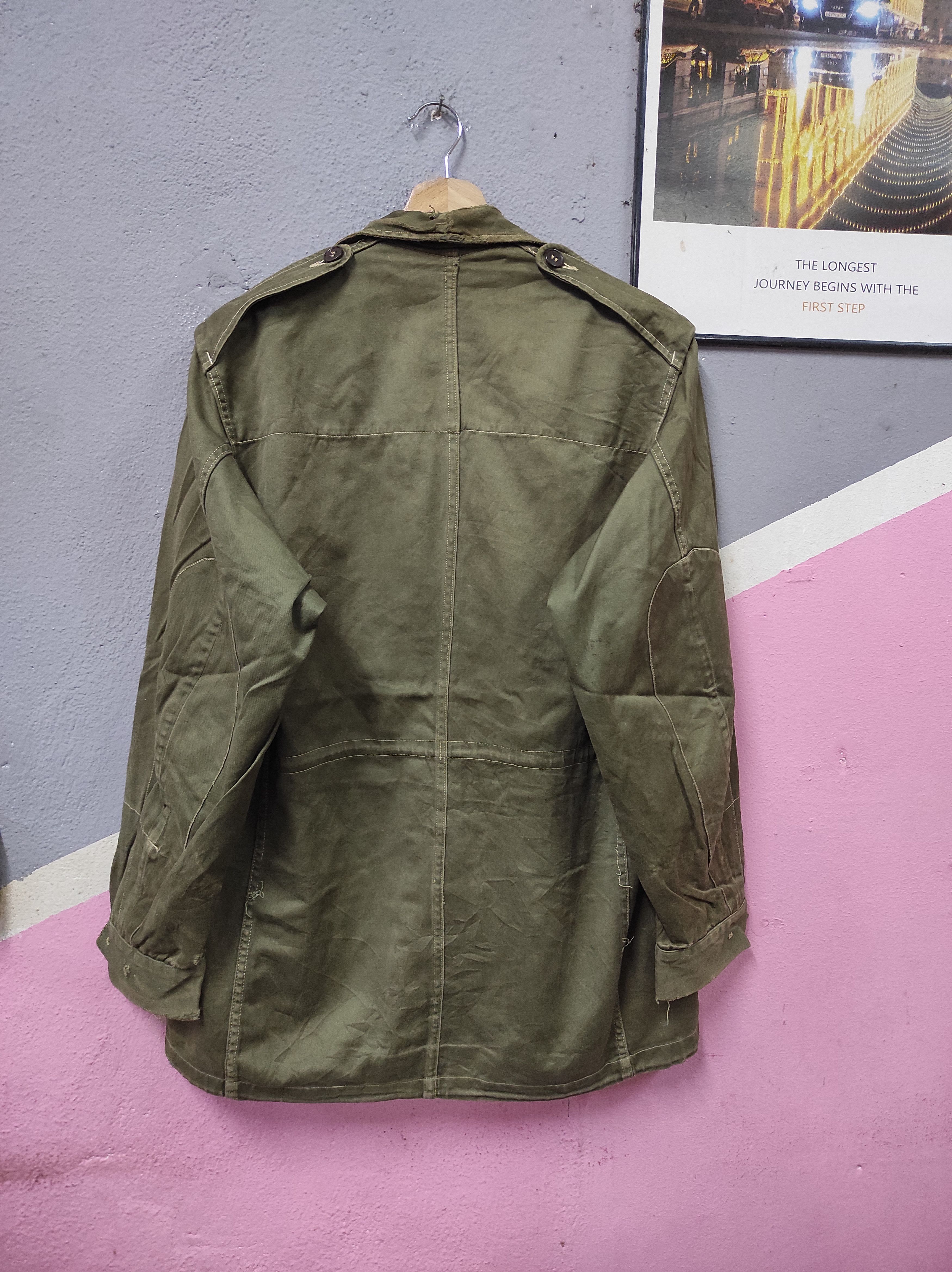 Vintage COVETRA MERVILLE 1965 VTG 60'S UNIFORM JACKET DISTRESSED Size US M / EU 48-50 / 2 - 9 Thumbnail