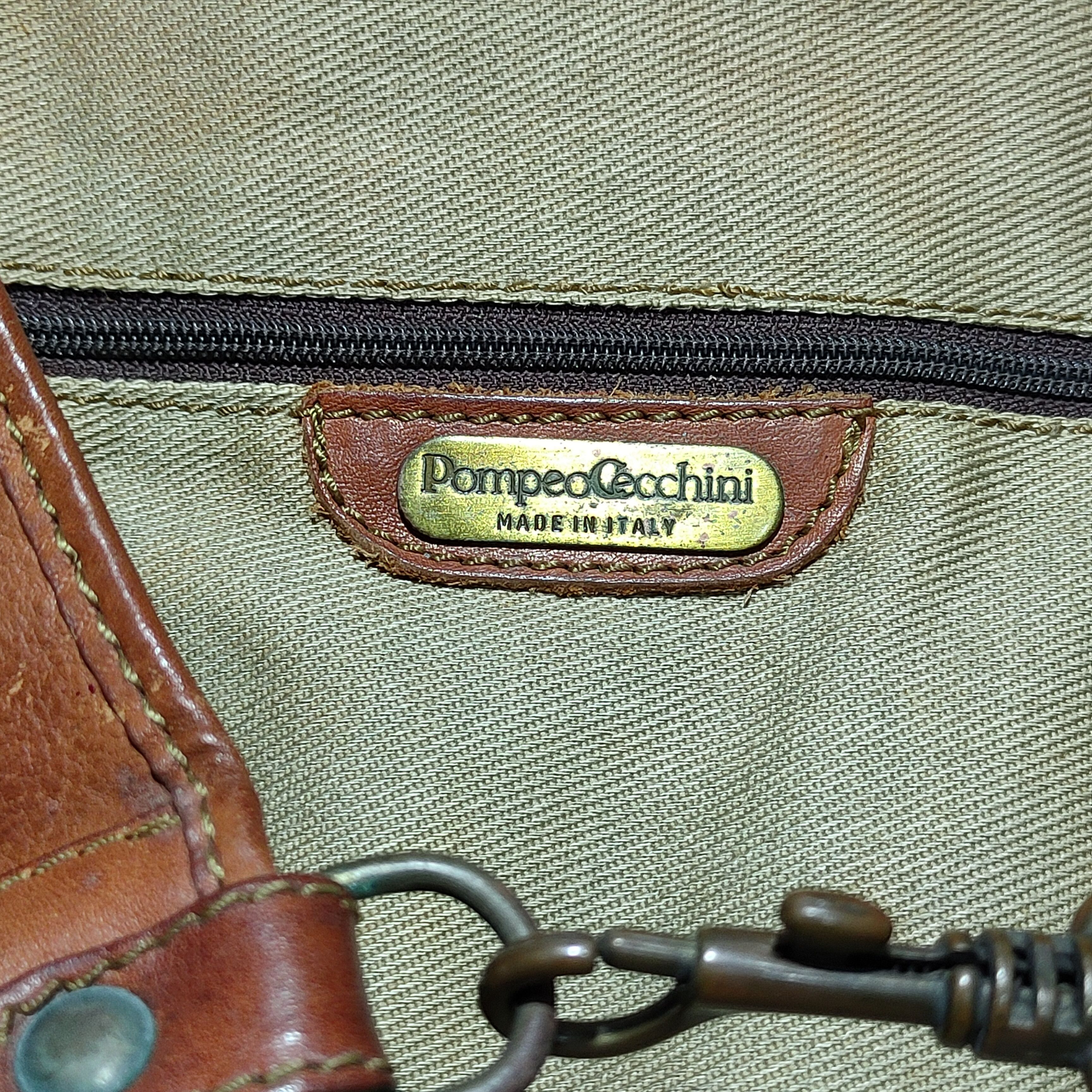 Other 🔥Vintage Pompeo Cecchini leather shoulder bag Size ONE SIZE - 3 Thumbnail