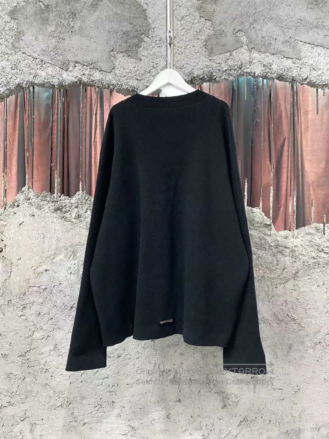 Chrome Hearts black cashmere sword sweater by chrome hearts. Size US XL / EU 56 / 4 - 2 Thumbnail