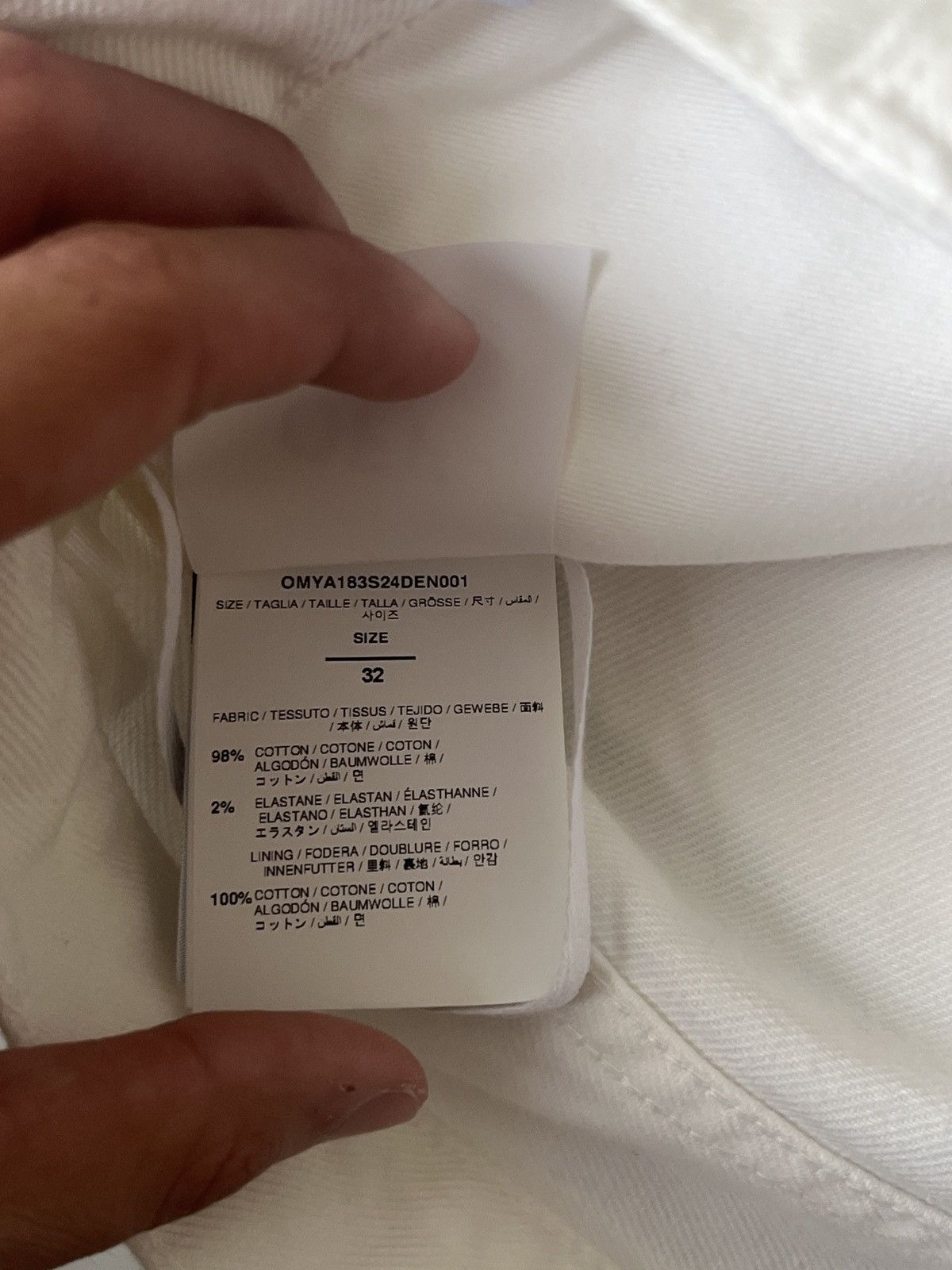 Off-White Off White hybrid denim Size US 33 - 10 Thumbnail