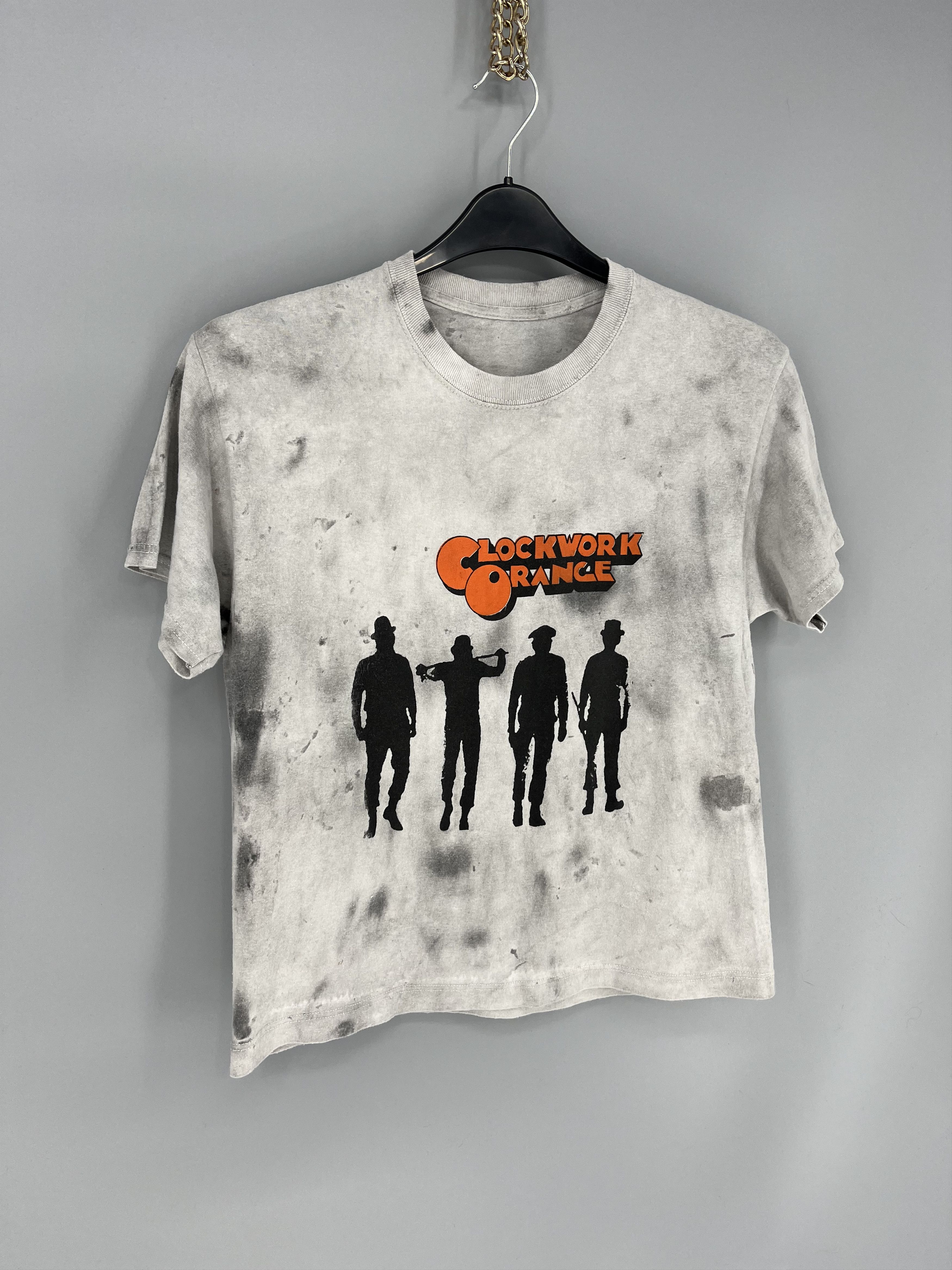 Band Tees × Vintage Vintage Y2K Clockwork Orange Dead Face Horror Tee Size US M / EU 48-50 / 2 - 2 Thumbnail