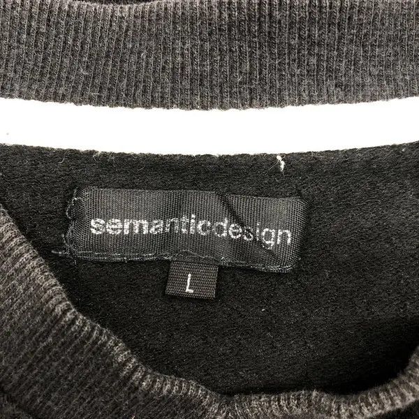 Vintage Vintage SEMANTIC DESIGN JAPAN Plain V Neck Tee Shirt Top Size US L / EU 52-54 / 3 - 5 Thumbnail