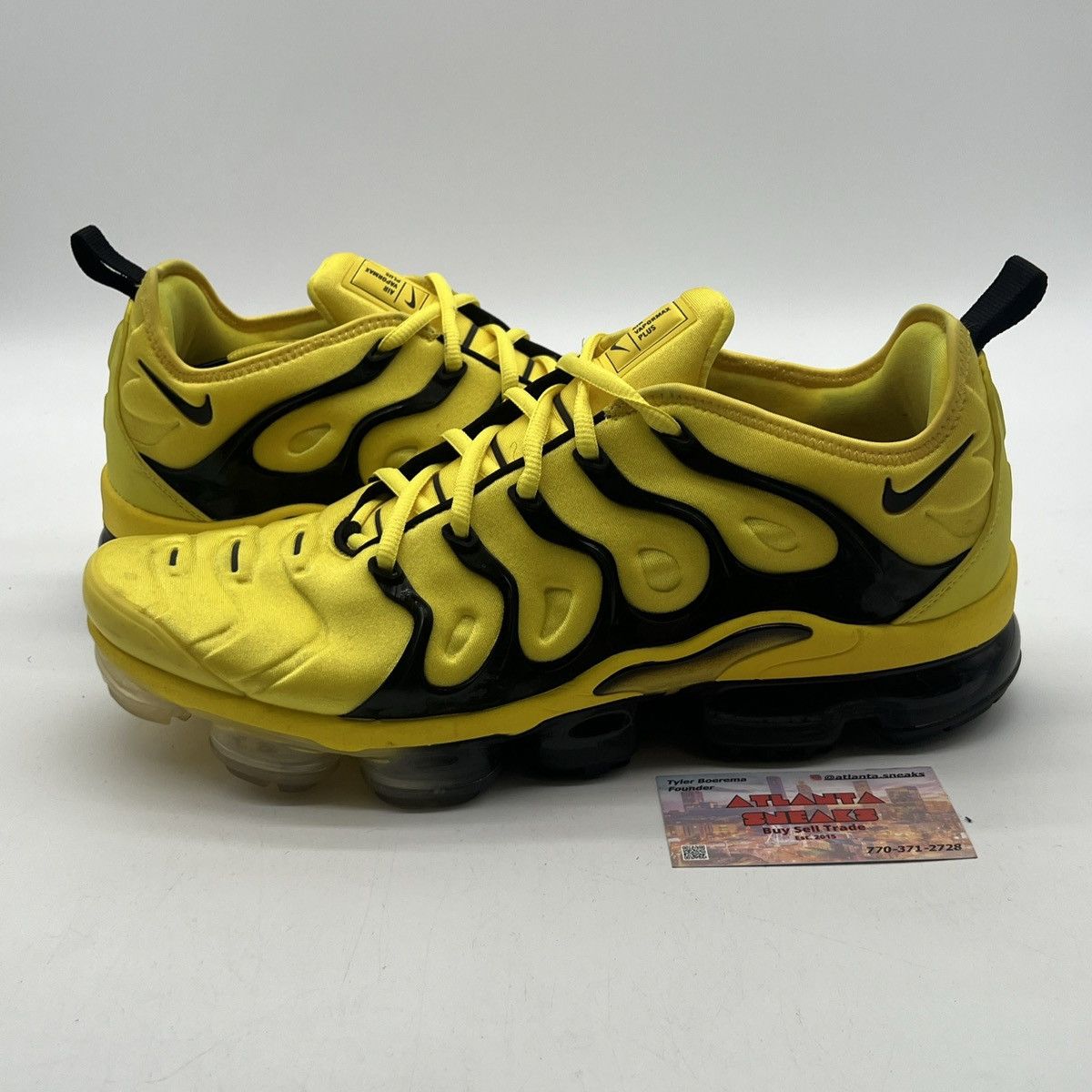 Air VaporMax plus opti yellow