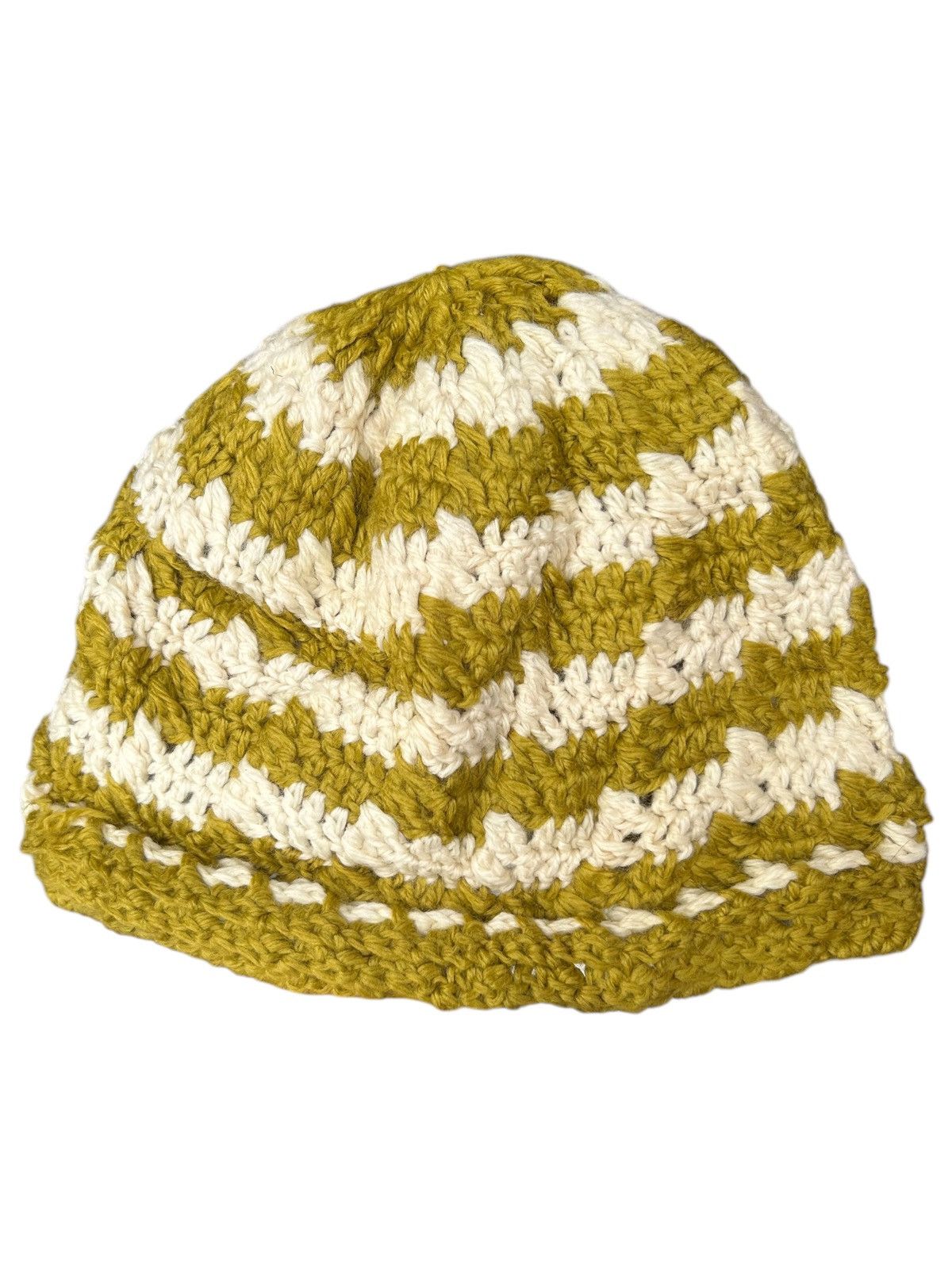 Japanese Brand × Kapital × Vintage Crochet Knitted Handmade Beanie Hats ☠️☠️ Size ONE SIZE - 1 Thumbnail