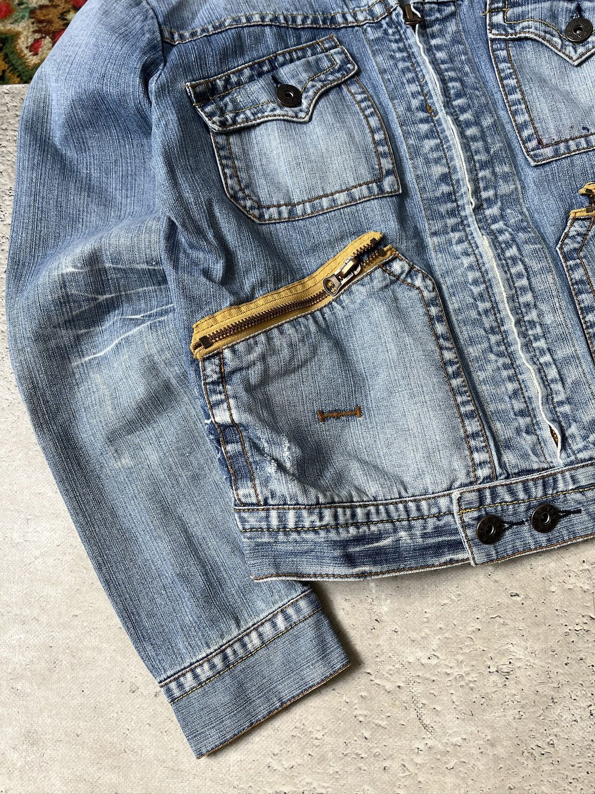 Diesel Racing style washed diesel japanese trucker jacket hype Size US L / EU 52-54 / 3 - 4 Thumbnail