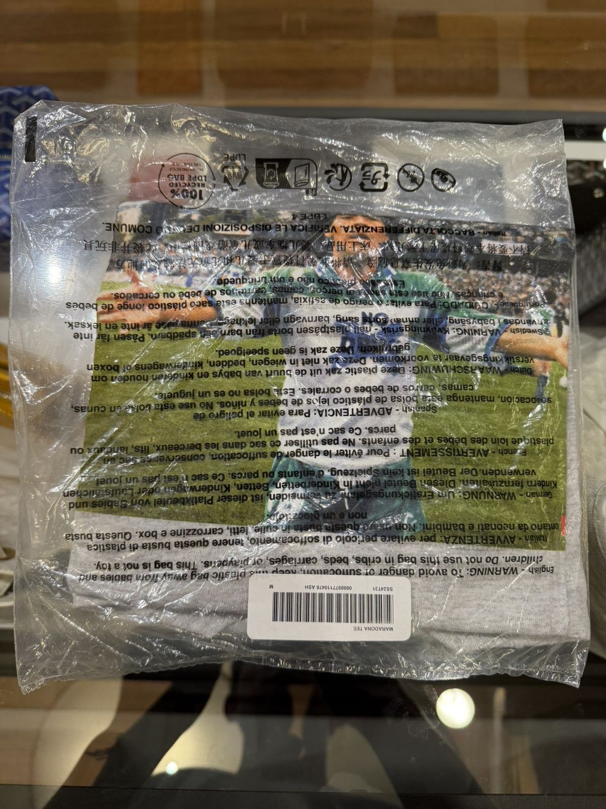 Supreme Supreme Maradona Tee - Grey Size US M / EU 48-50 / 2 - 3 Thumbnail