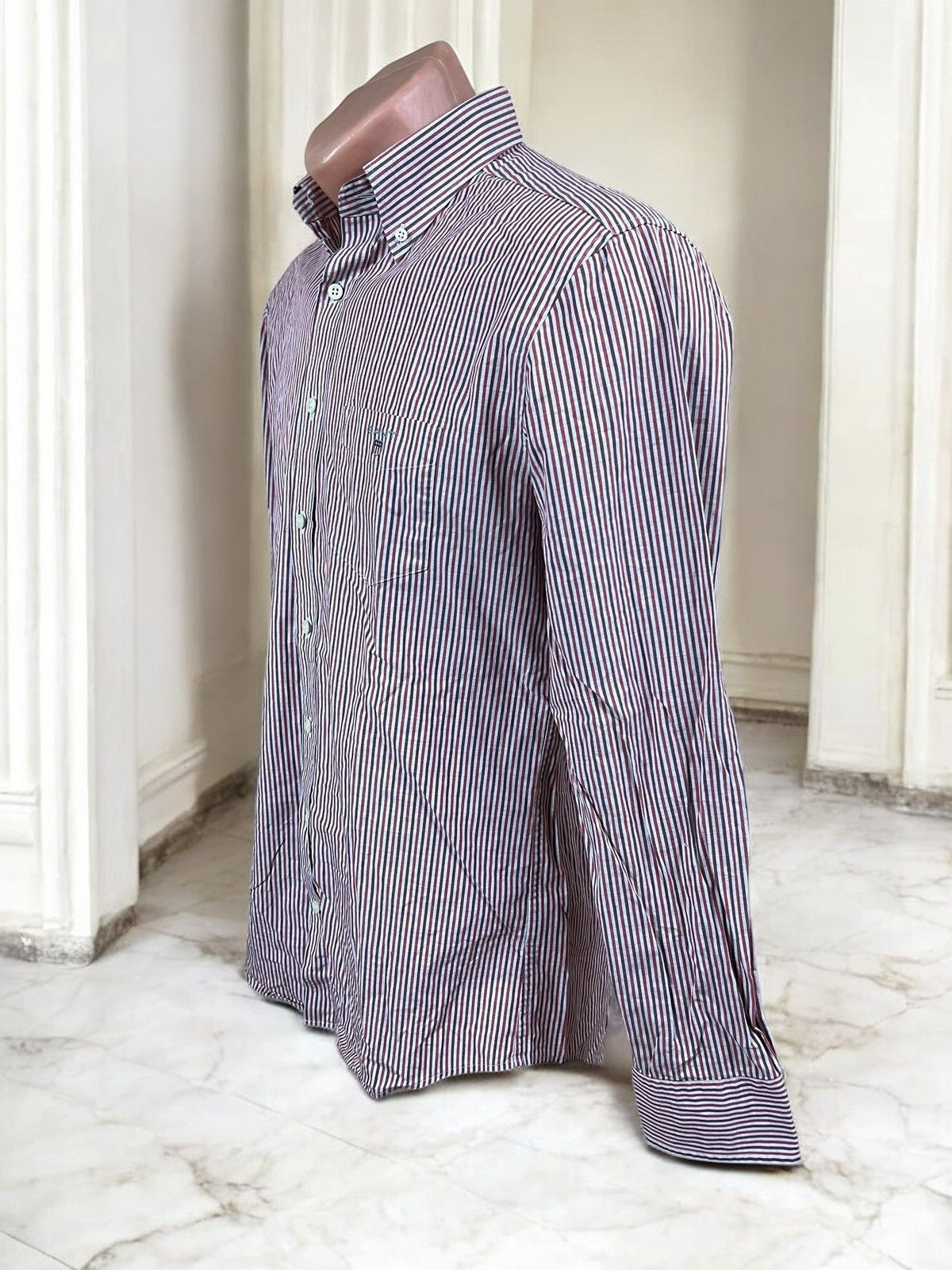 Gant GANT Heather Broadcloth Size M men’s striped shirt Size US M / EU 48-50 / 2 - 4 Thumbnail