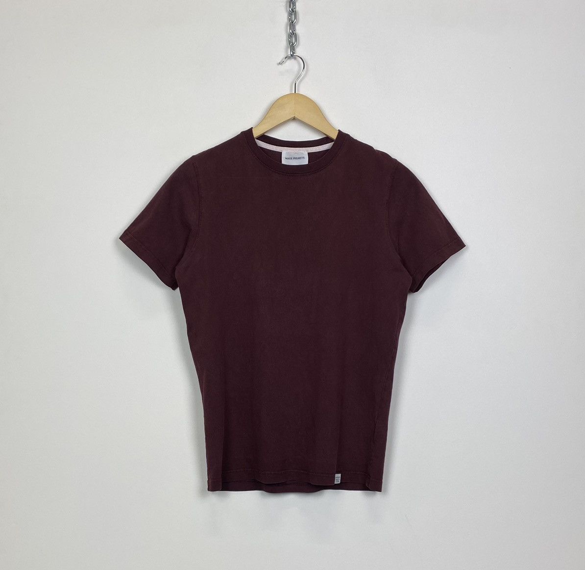 Norse Projects Norse Projects Niels Standard T-Shirt Size S Burgundy Red Size US S / EU 44-46 / 1 - 1 Thumbnail