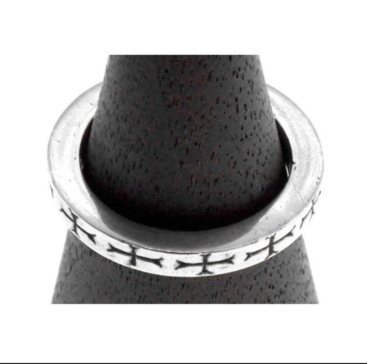 Chrome Hearts Chrome Hearts 3mm SPACER FUCKYOU PAVE Diamond Ring Size ONE SIZE - 3 Thumbnail